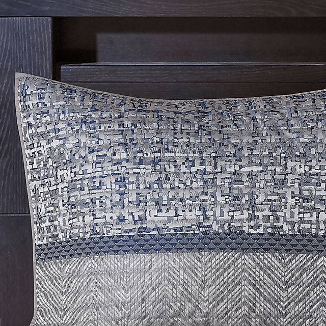 Charleagh Blue 6 pc King/Cal King Quilt Set - Thumbnail - Image 4