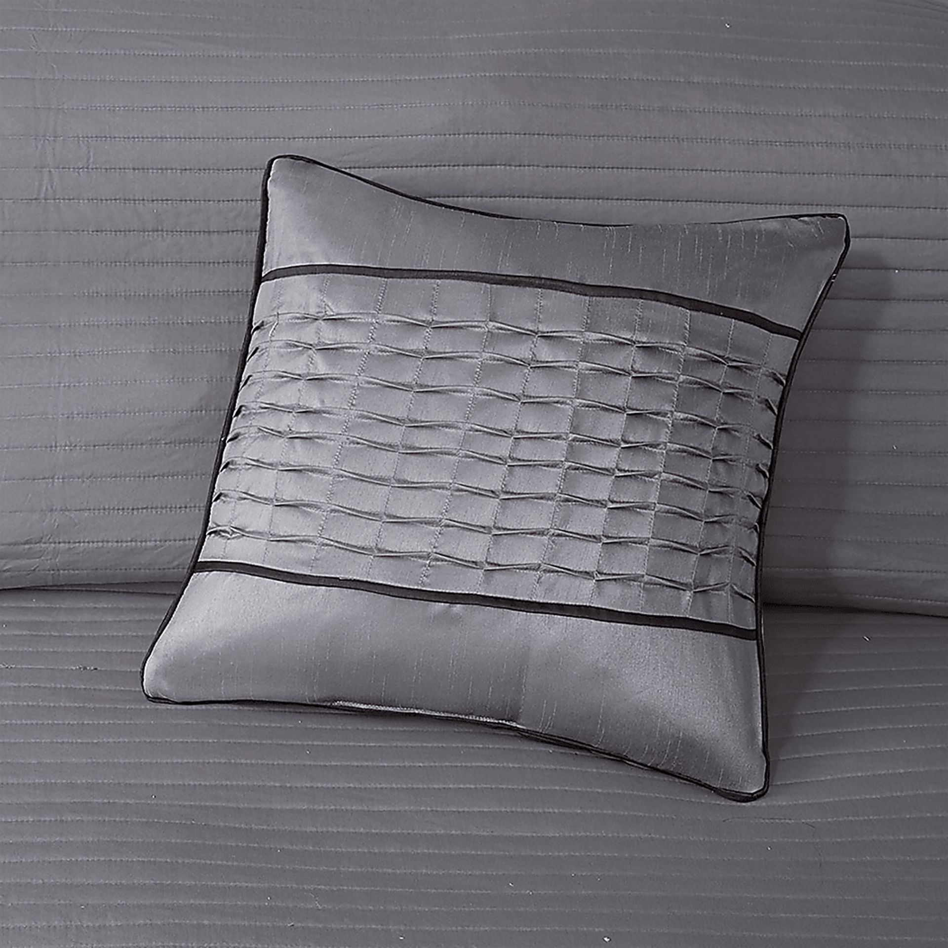 Charleagh Gray 6 pc Full/Queen Quilt Set - Image 5