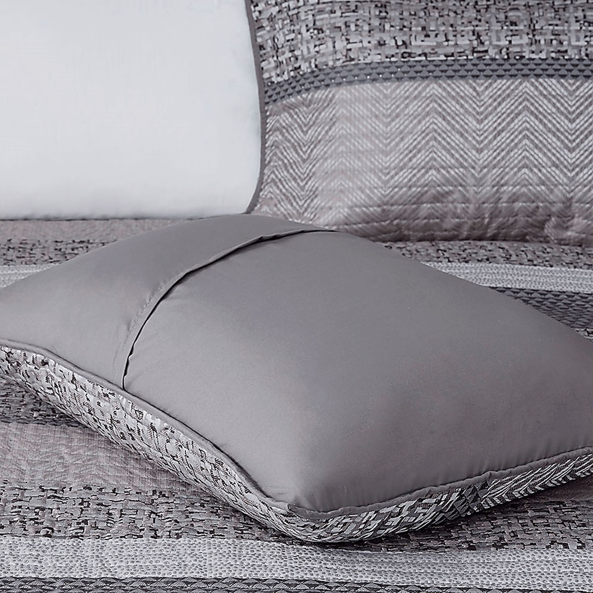 Charleagh Gray 6 pc Full/Queen Quilt Set - Image 7