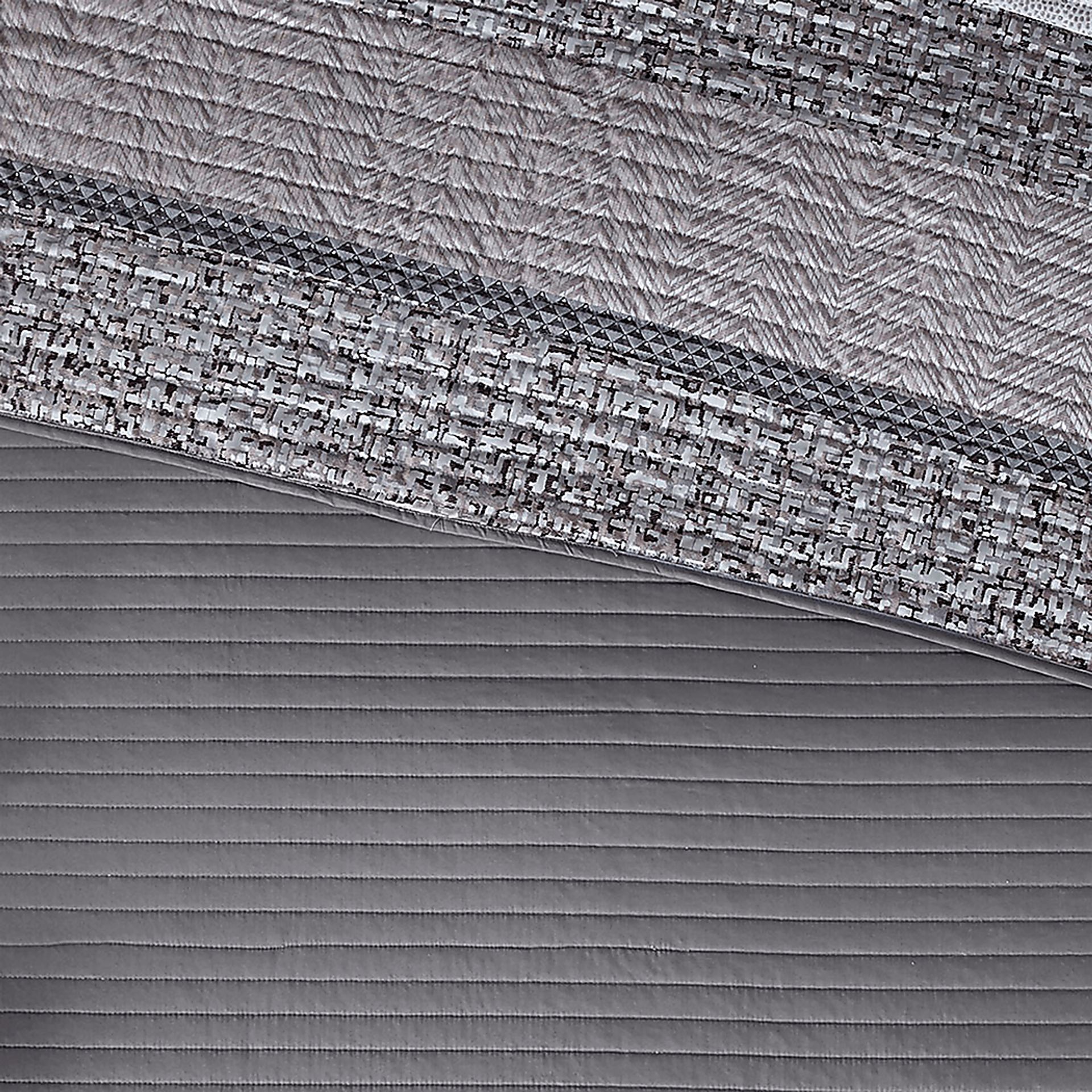 Charleagh Gray 6 pc Full/Queen Quilt Set - Image 9