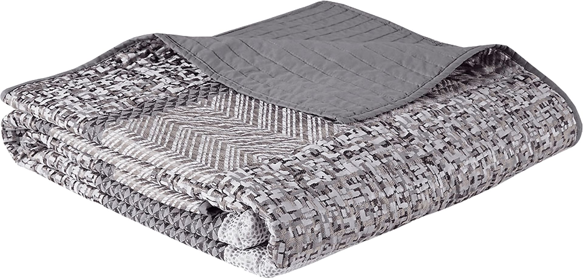 Charleagh Gray 6 pc King/Cal King Quilt Set - Image 13