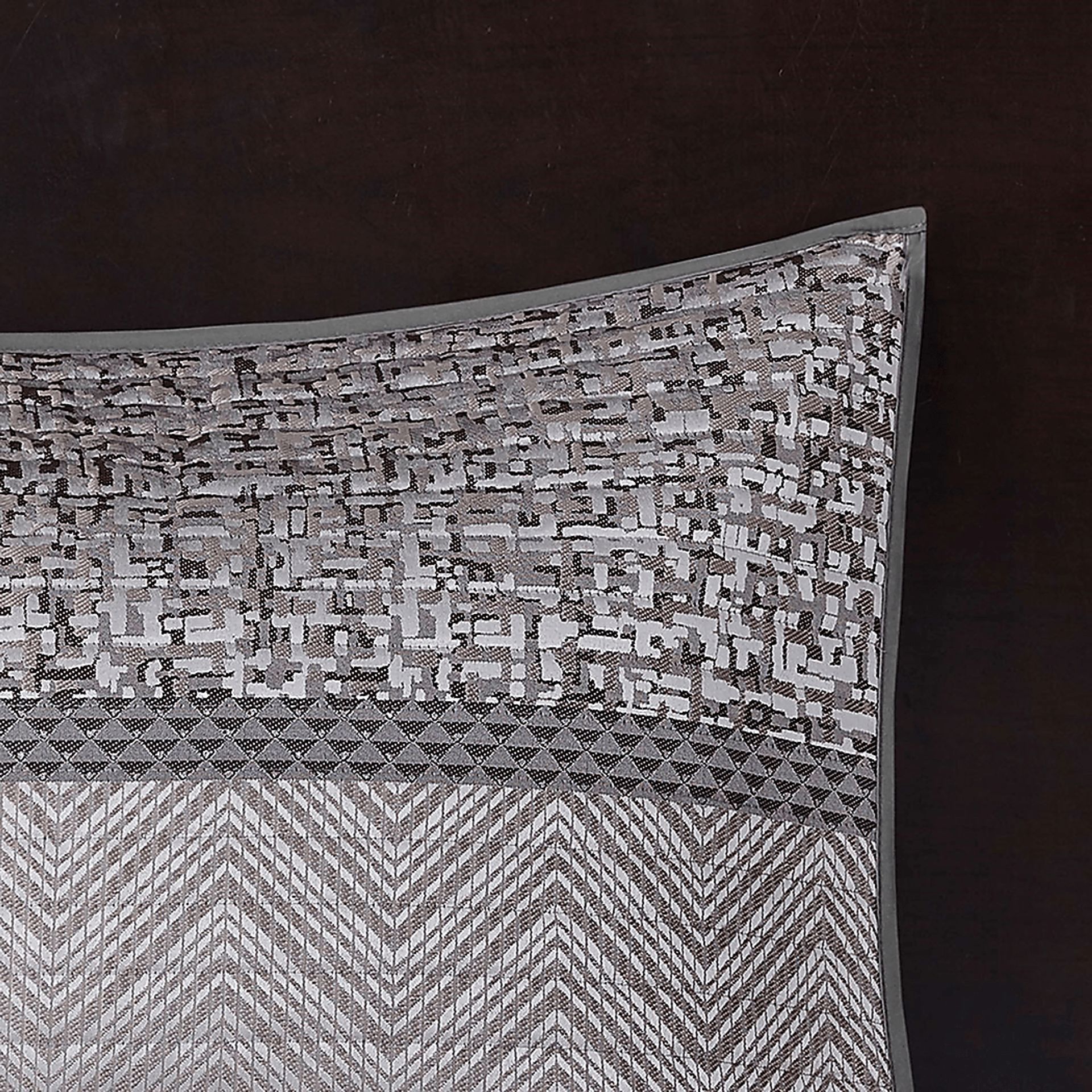 Charleagh Gray 6 pc King/Cal King Quilt Set - Image 6
