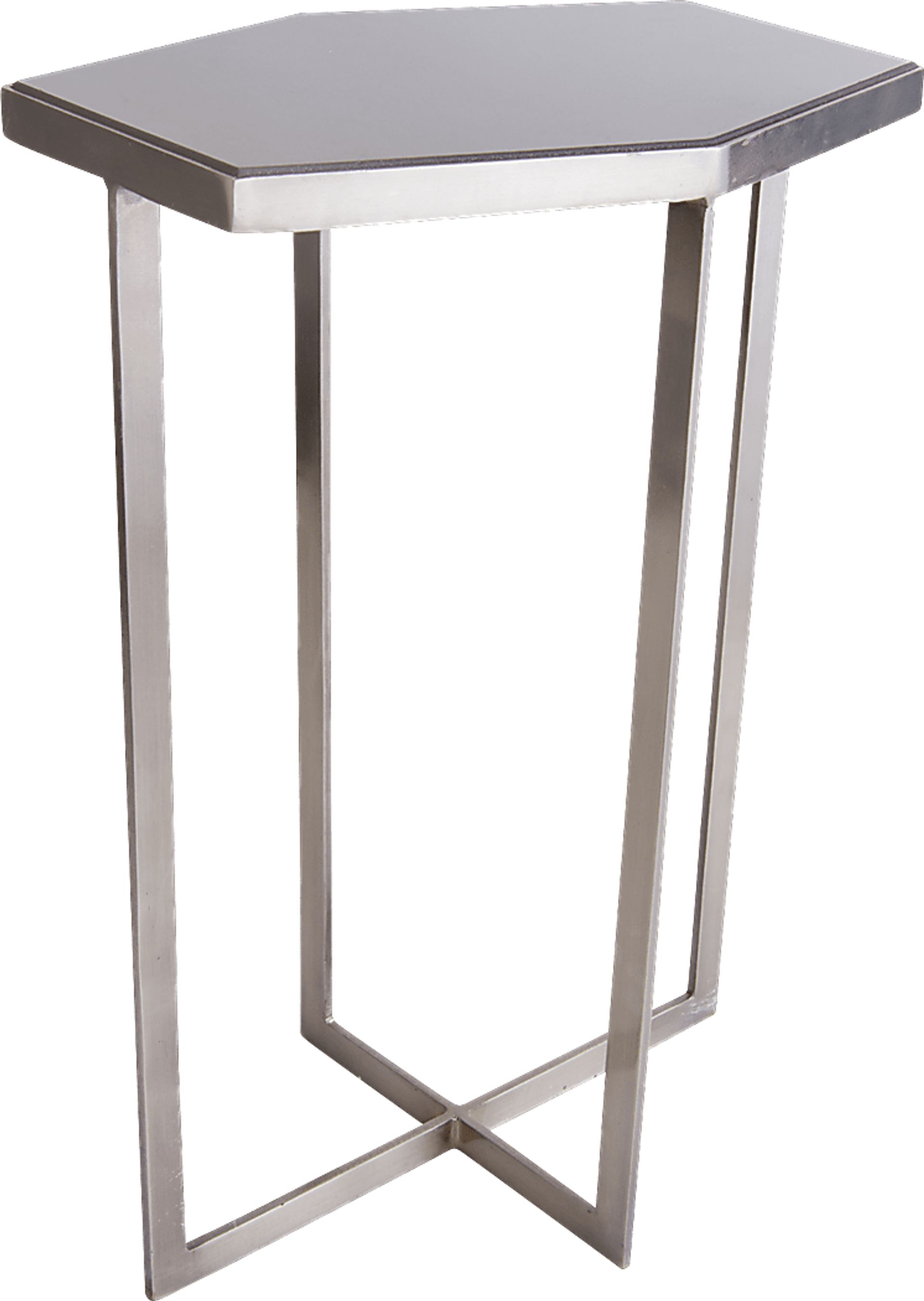 Charlemagne Gray Accent Table - Image 1
