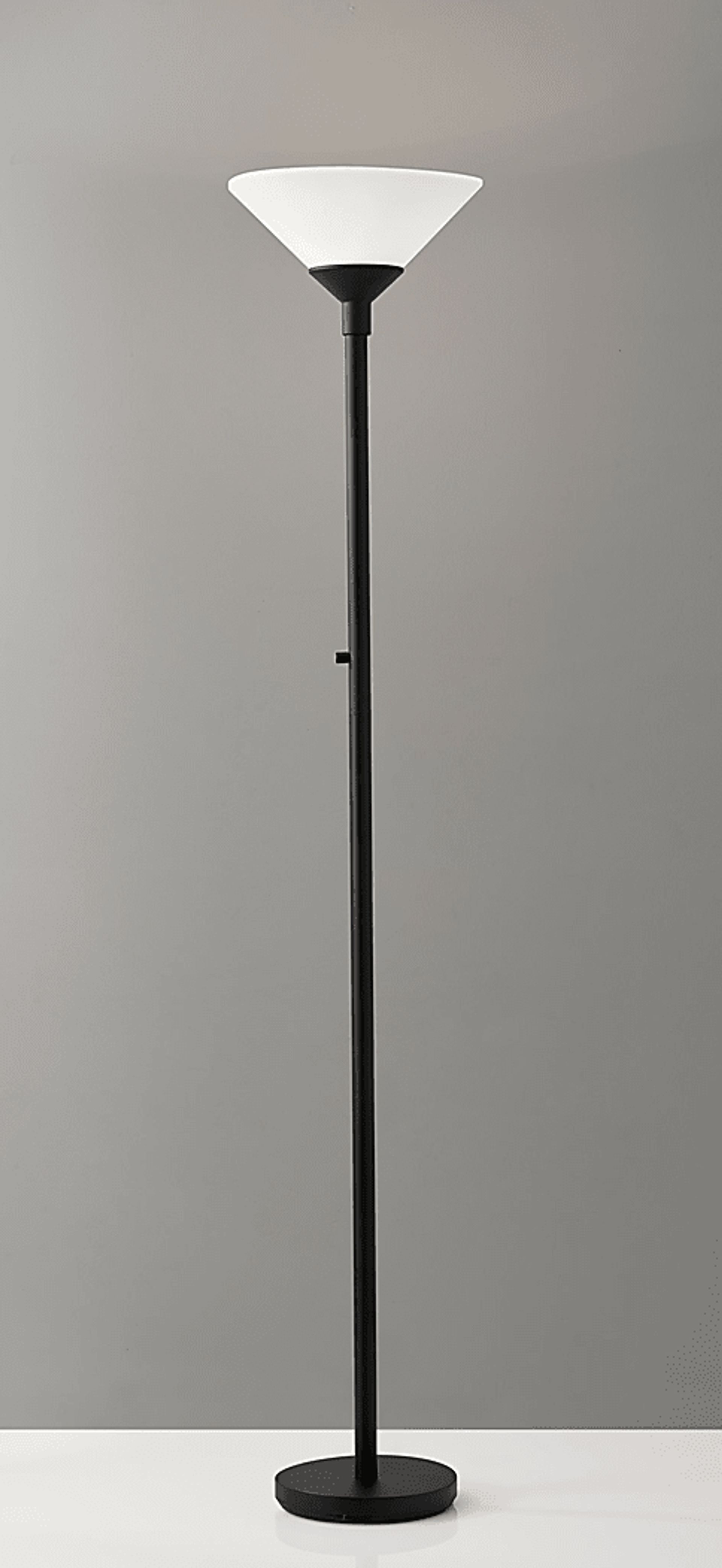 Charles Black Floor Lamp - Image 3