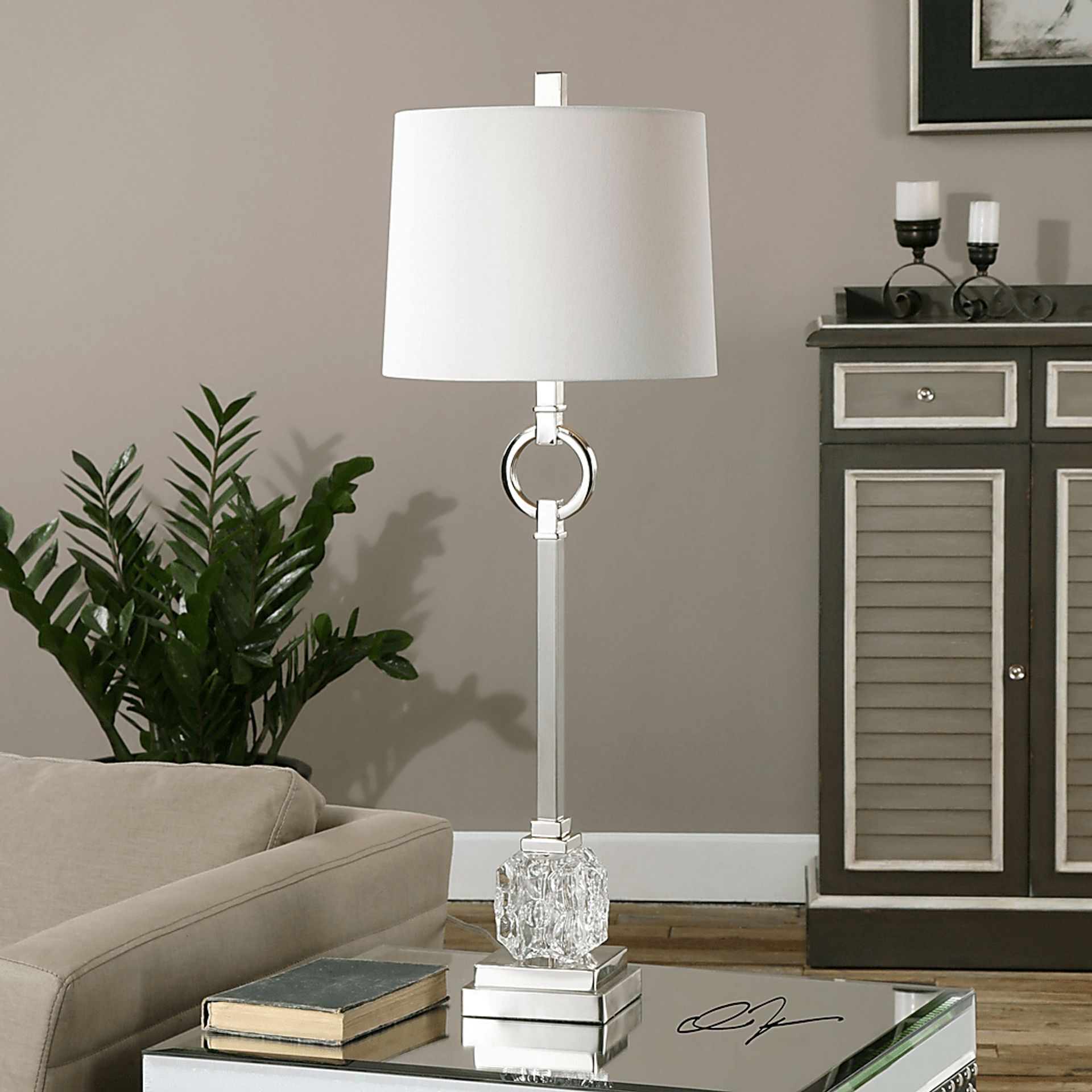 Charleston Cove Silver Lamp - Image 2