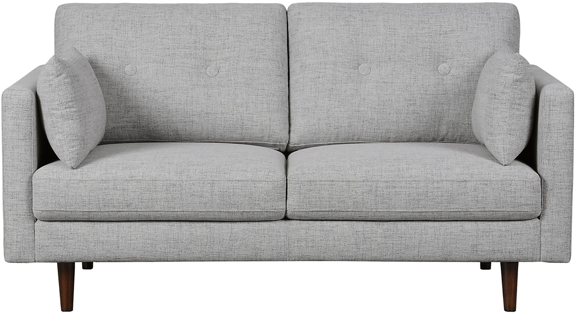 Charlestown Light Gray Loveseat - Image 1