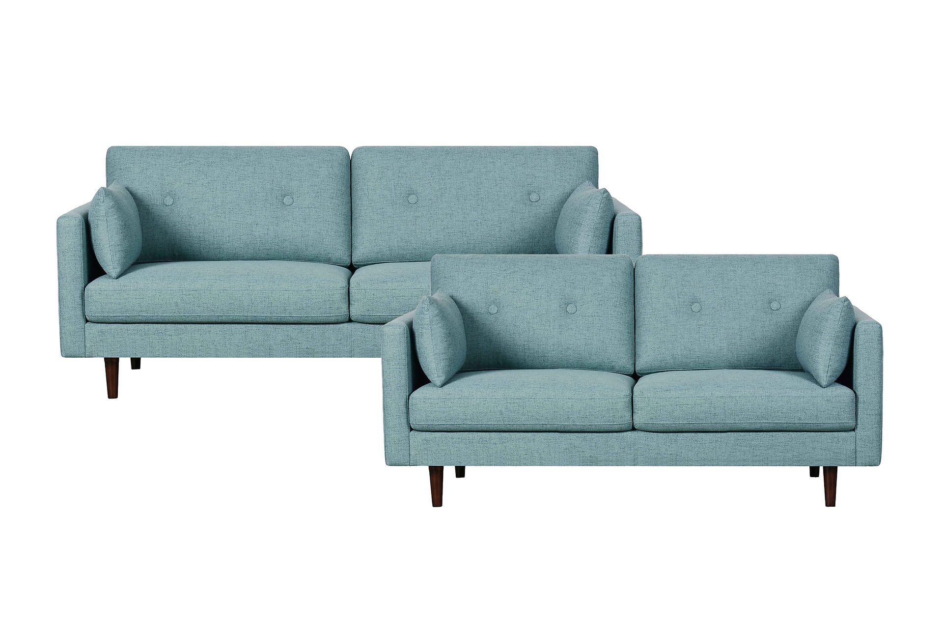 Charlestown Teal Loveseat - Image 2