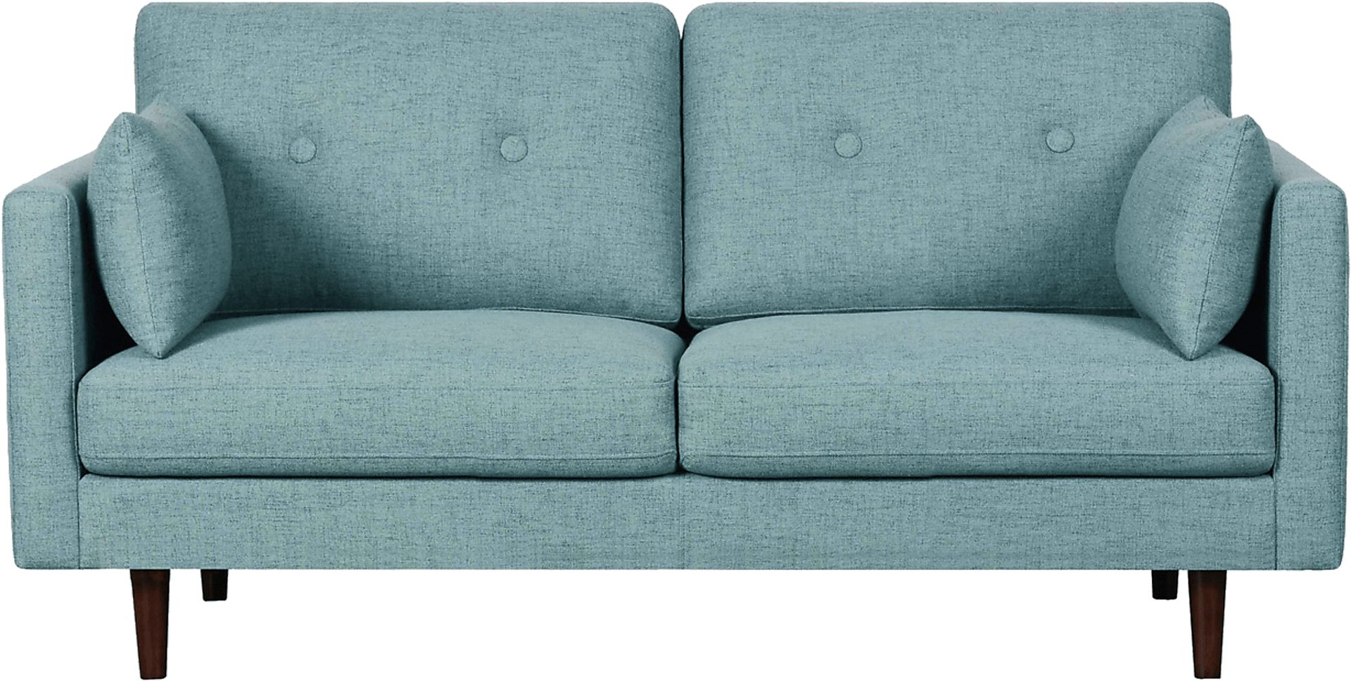 Charlestown Teal Loveseat - Image 1