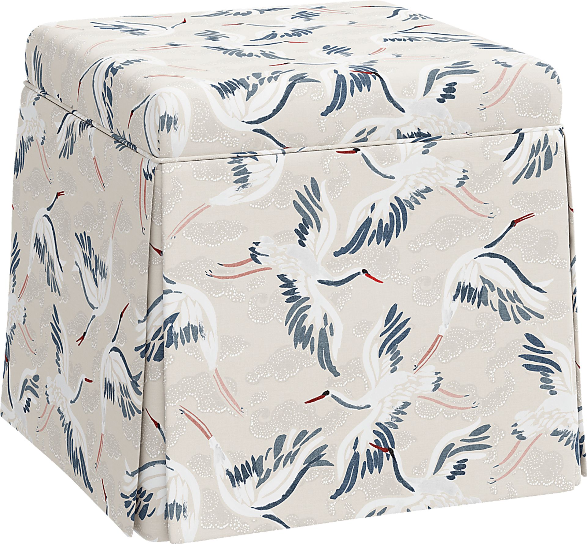 Charlick Beige Ottoman - Image 2