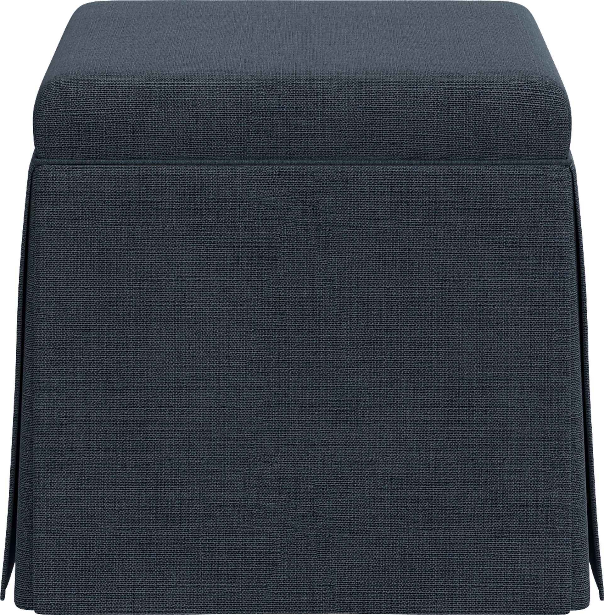 Charlick Blue Ottoman - Image 3