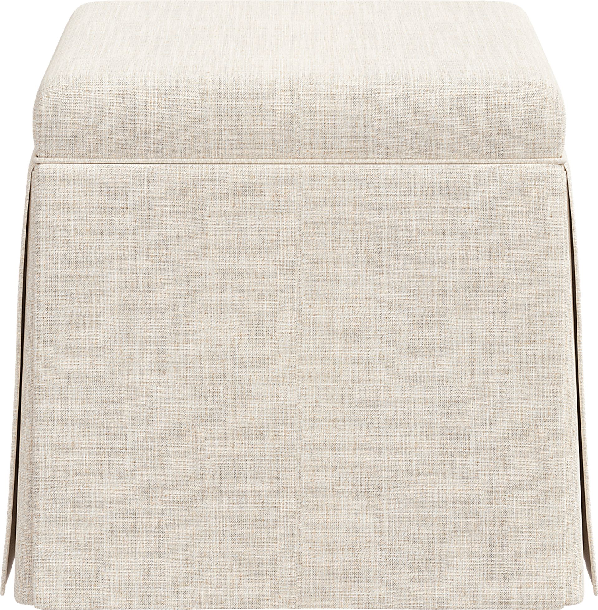 Charlick Cream Ottoman - Image 3