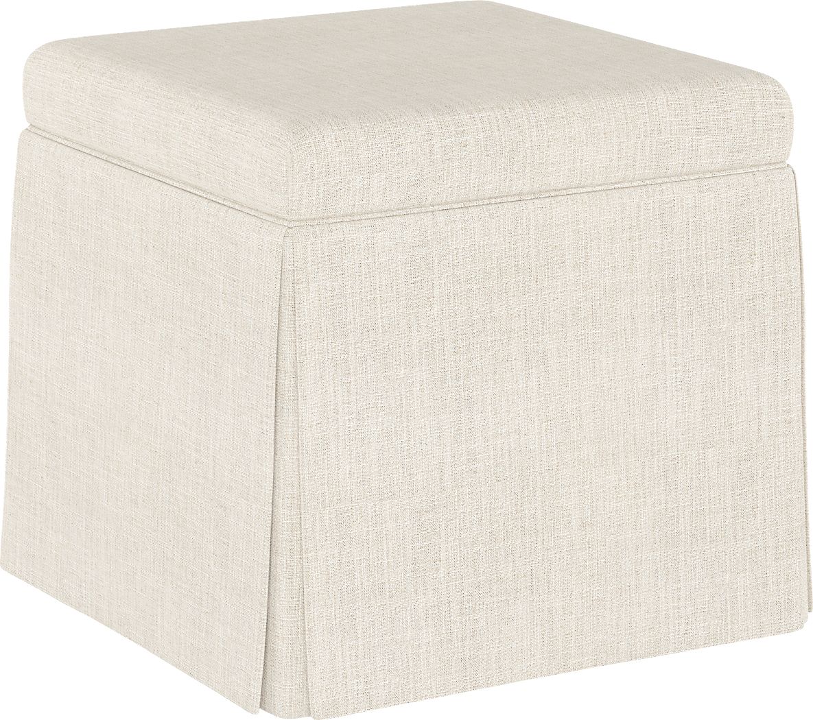 Charlick Cream Ottoman
