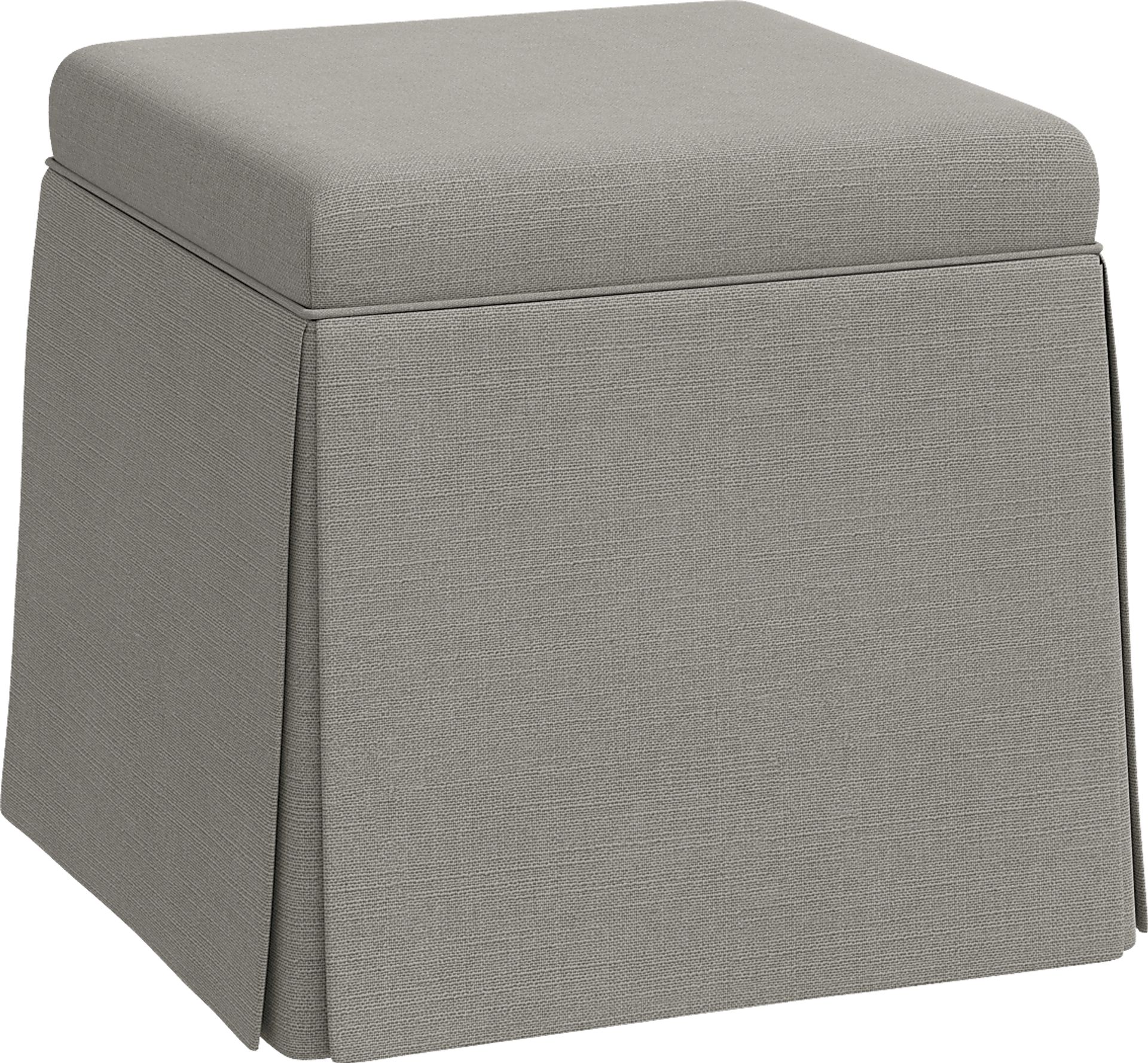 Charlick Gray Ottoman - Image 2