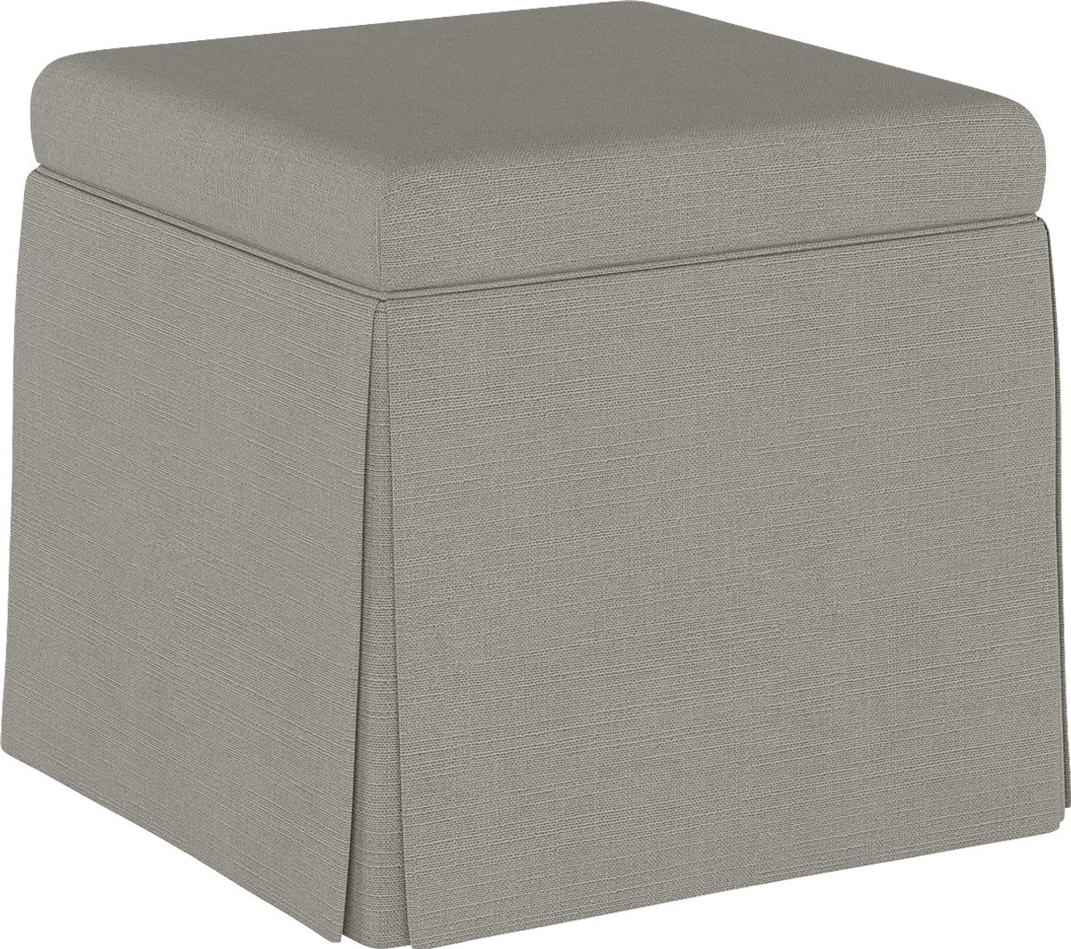 Charlick Gray Cotton Fabric Cocktail Ottomans Rooms to Go