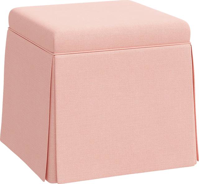 Charlick Pink Ottoman - Thumbnail - Image 2