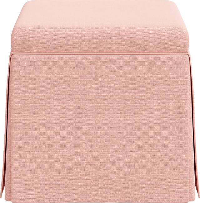 Charlick Pink Ottoman - Thumbnail - Image 3