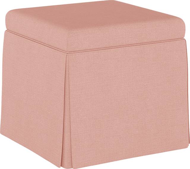 Charlick Pink Ottoman - Thumbnail - Image 1