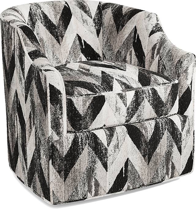 Charlien Gray Swivel Chair - Thumbnail - Image 1