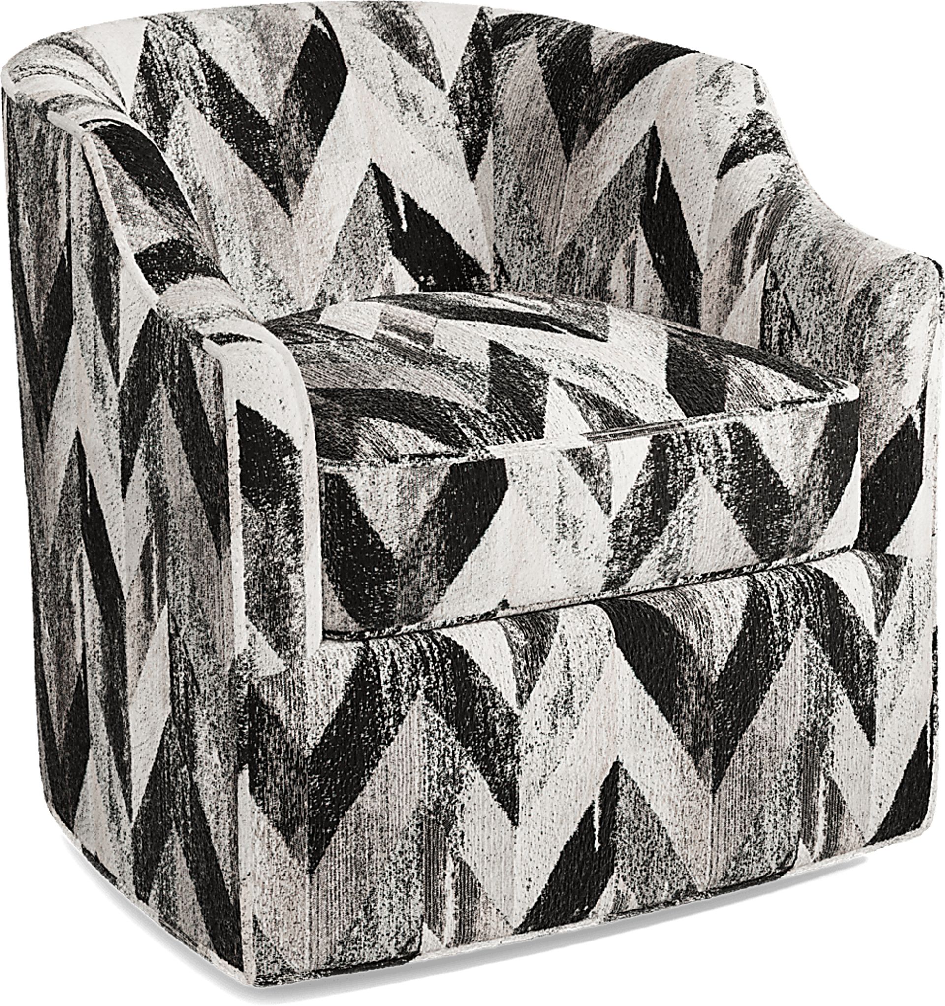 Charlien Gray Swivel Chair - Image 1