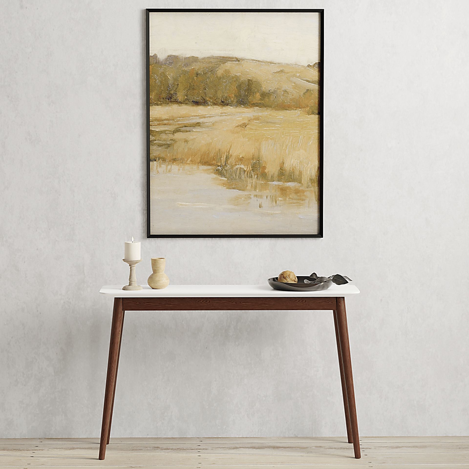 Charliney White Sofa Table - Image 2