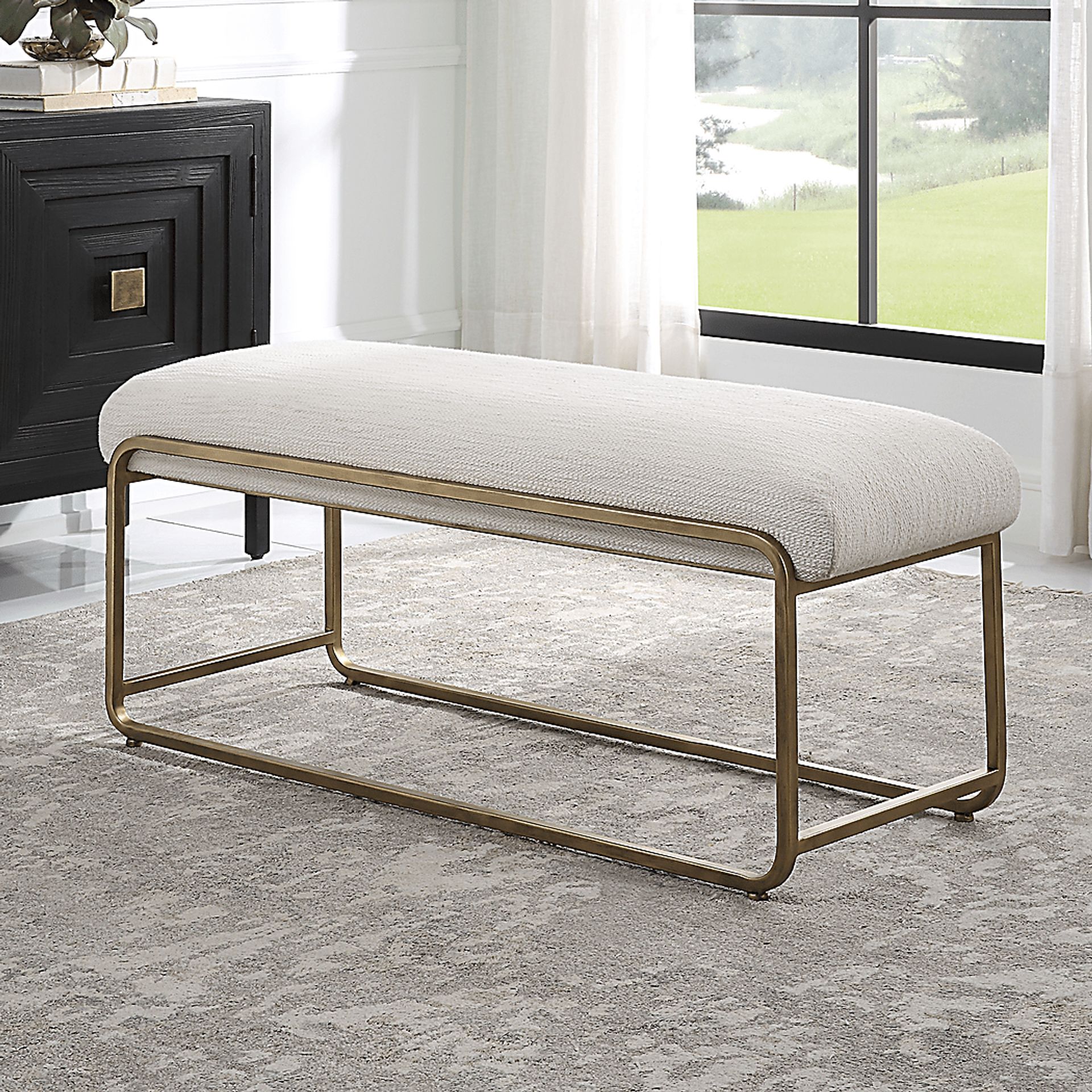 Charlise White Bench - Image 2
