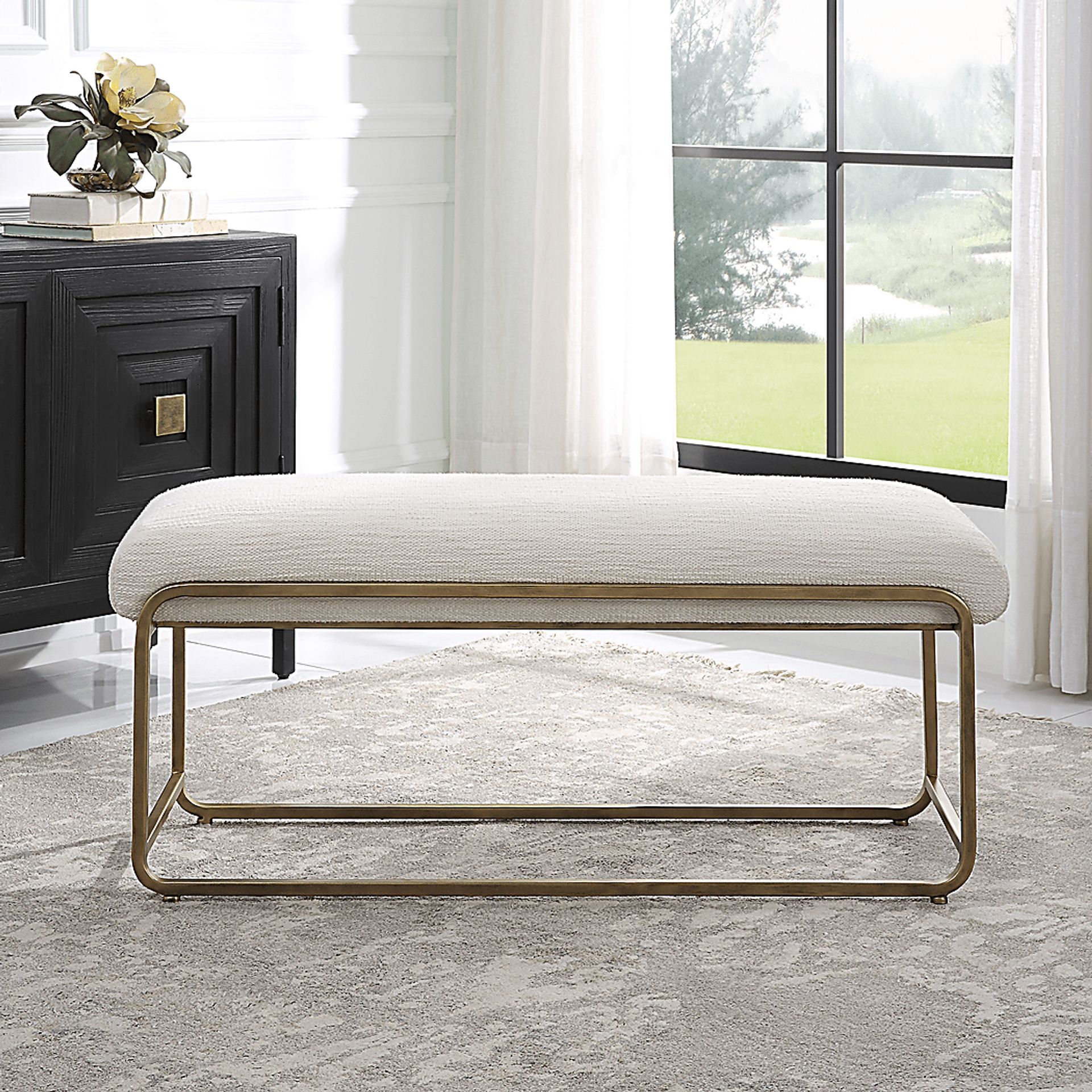Charlise White Bench - Image 3