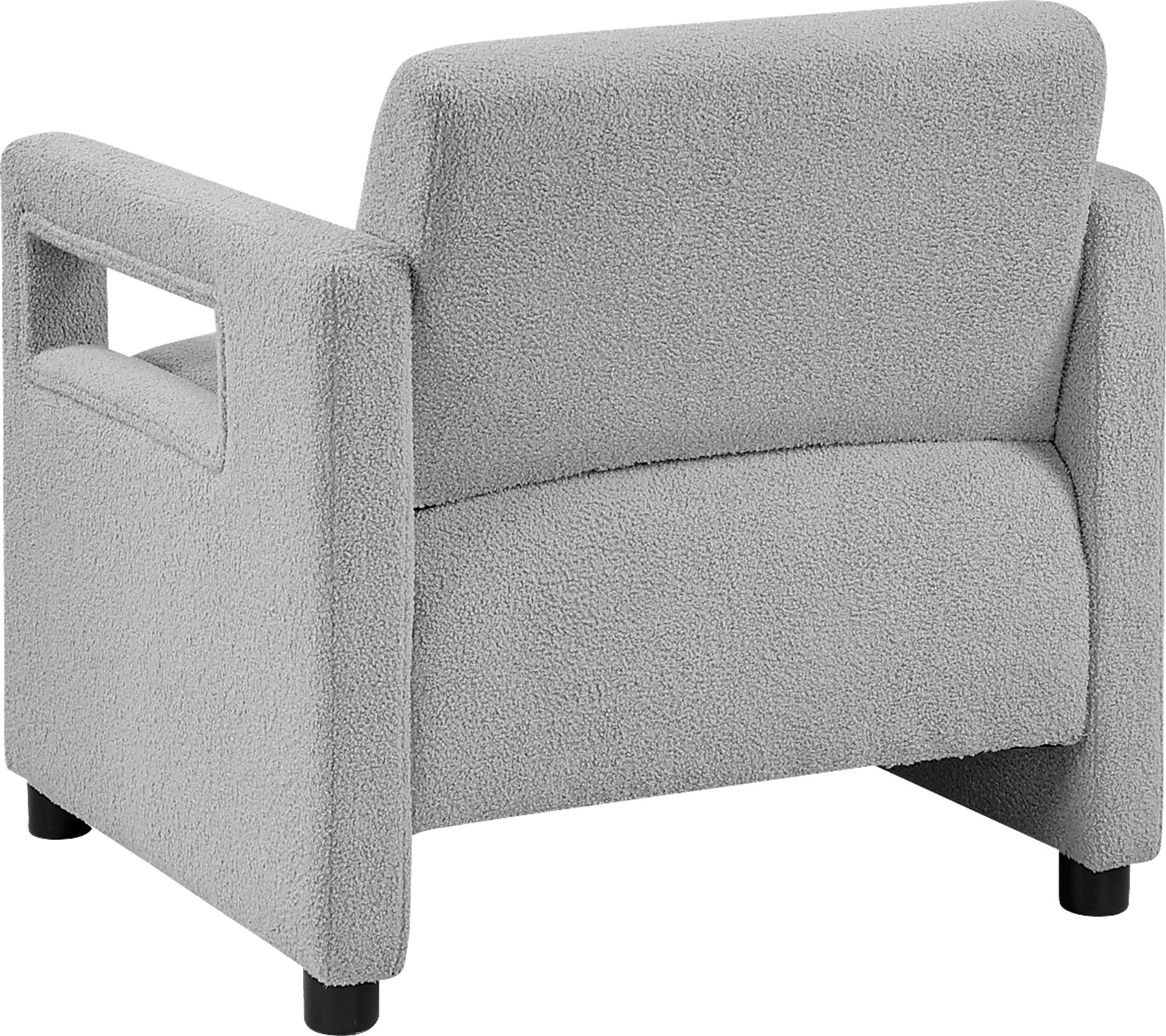 Charliza Gray Accent Chair - Image 4