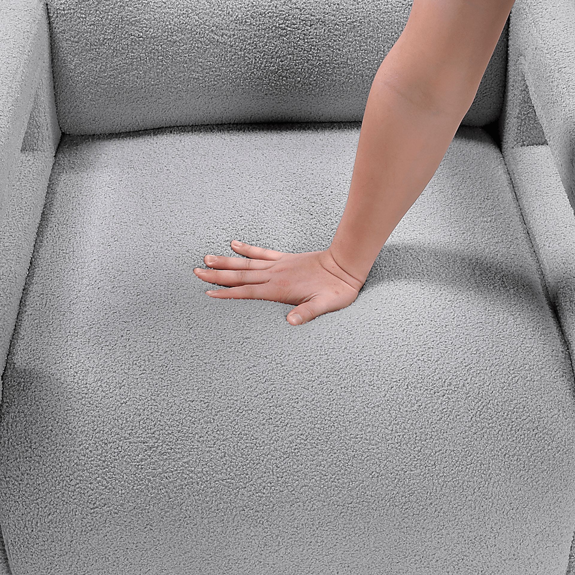 Charliza Gray Accent Chair - Image 5