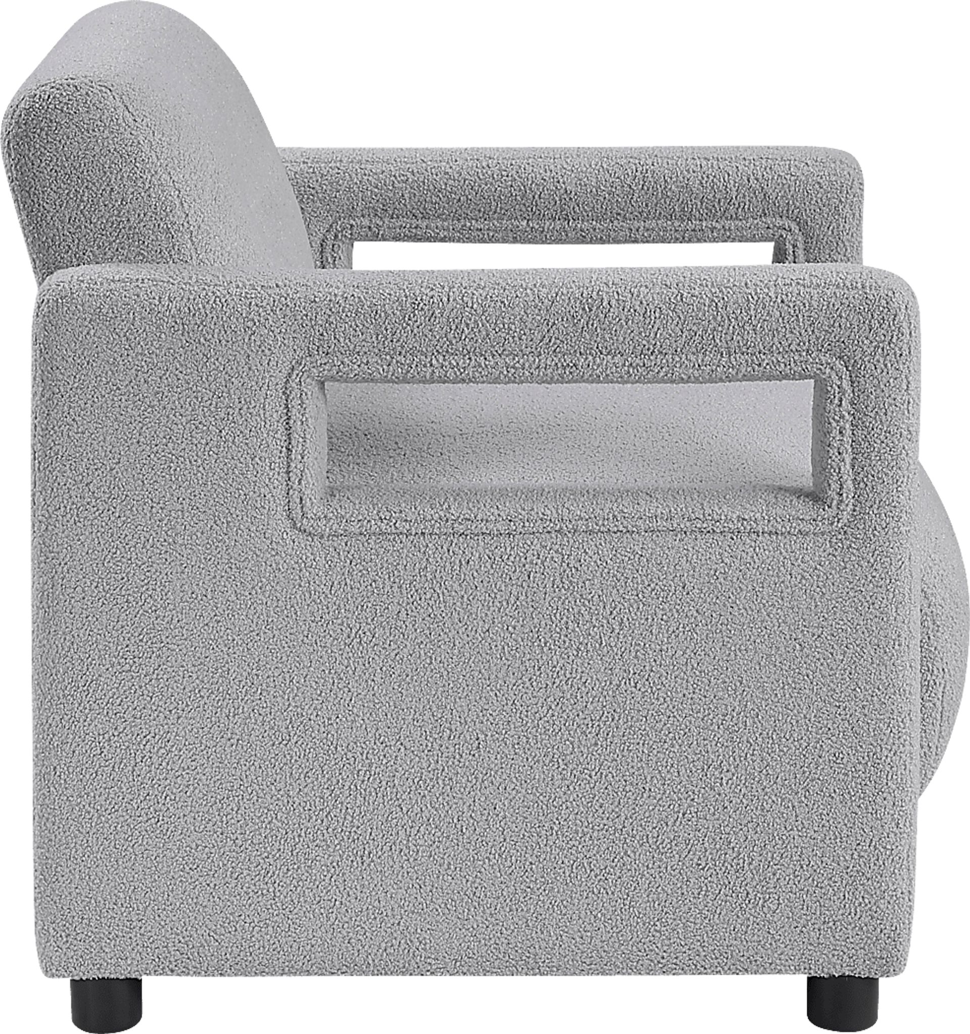 Charliza Gray Accent Chair - Image 8