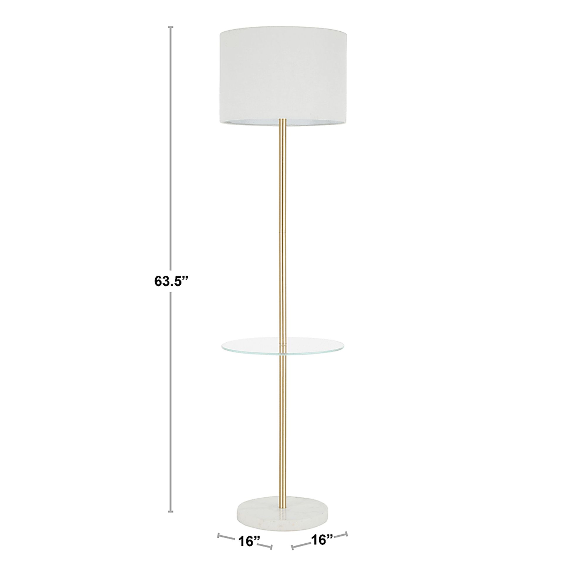 Charlmark Gold Floor Lamp - Image 7