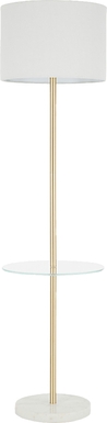 Charlmark Gold Floor Lamp