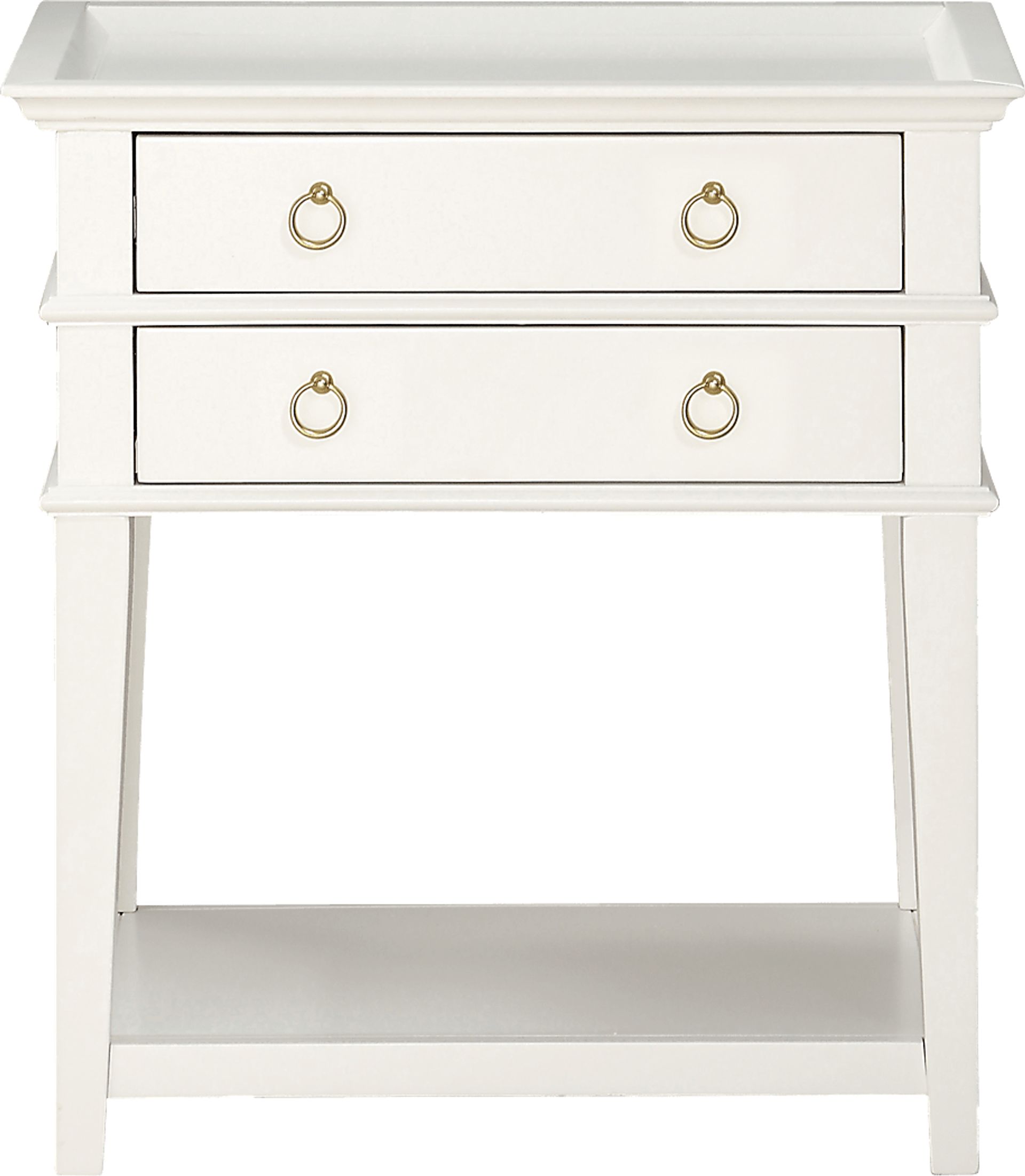 Charloma White End Table - Image 2