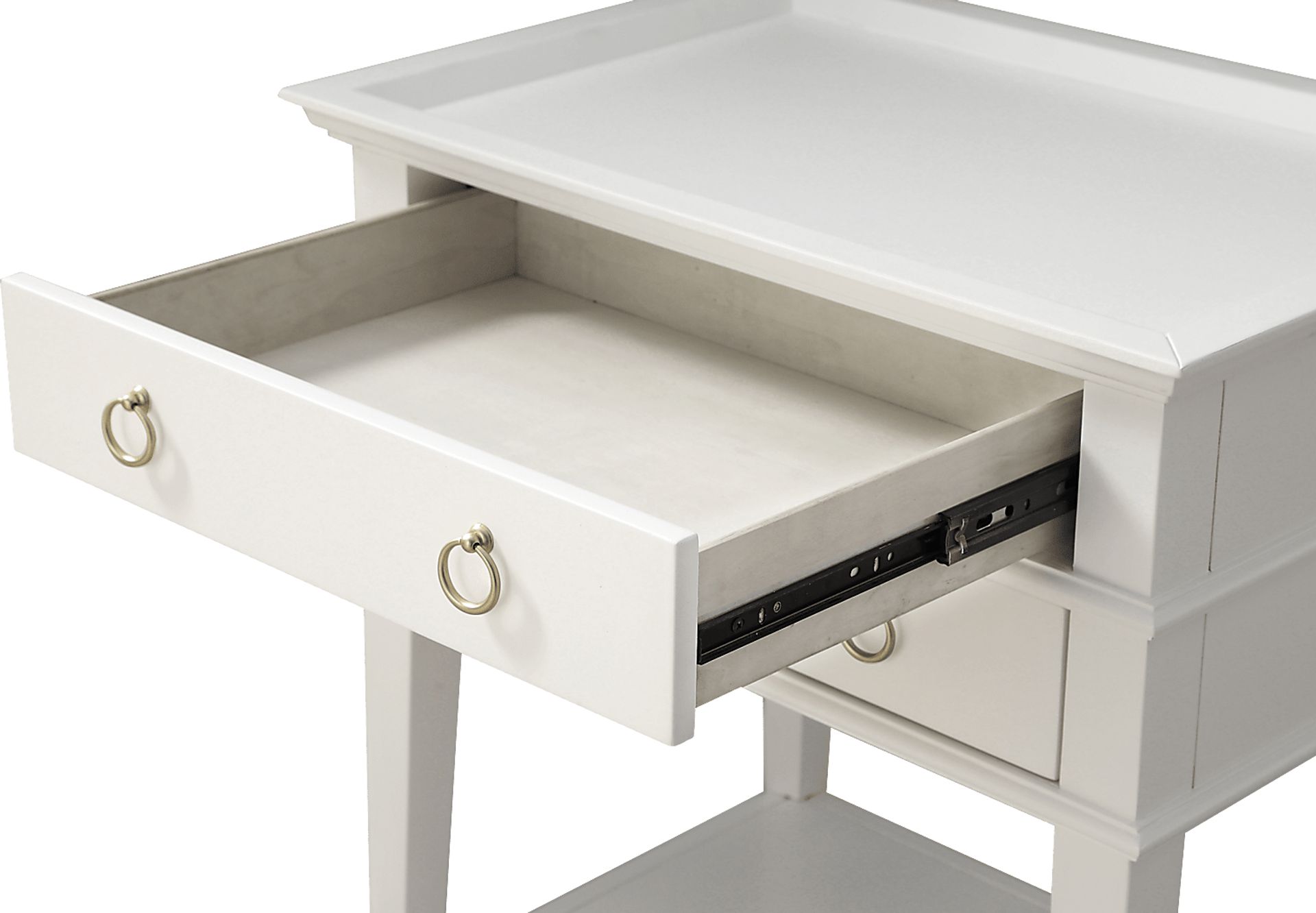 Charloma White End Table - Image 3