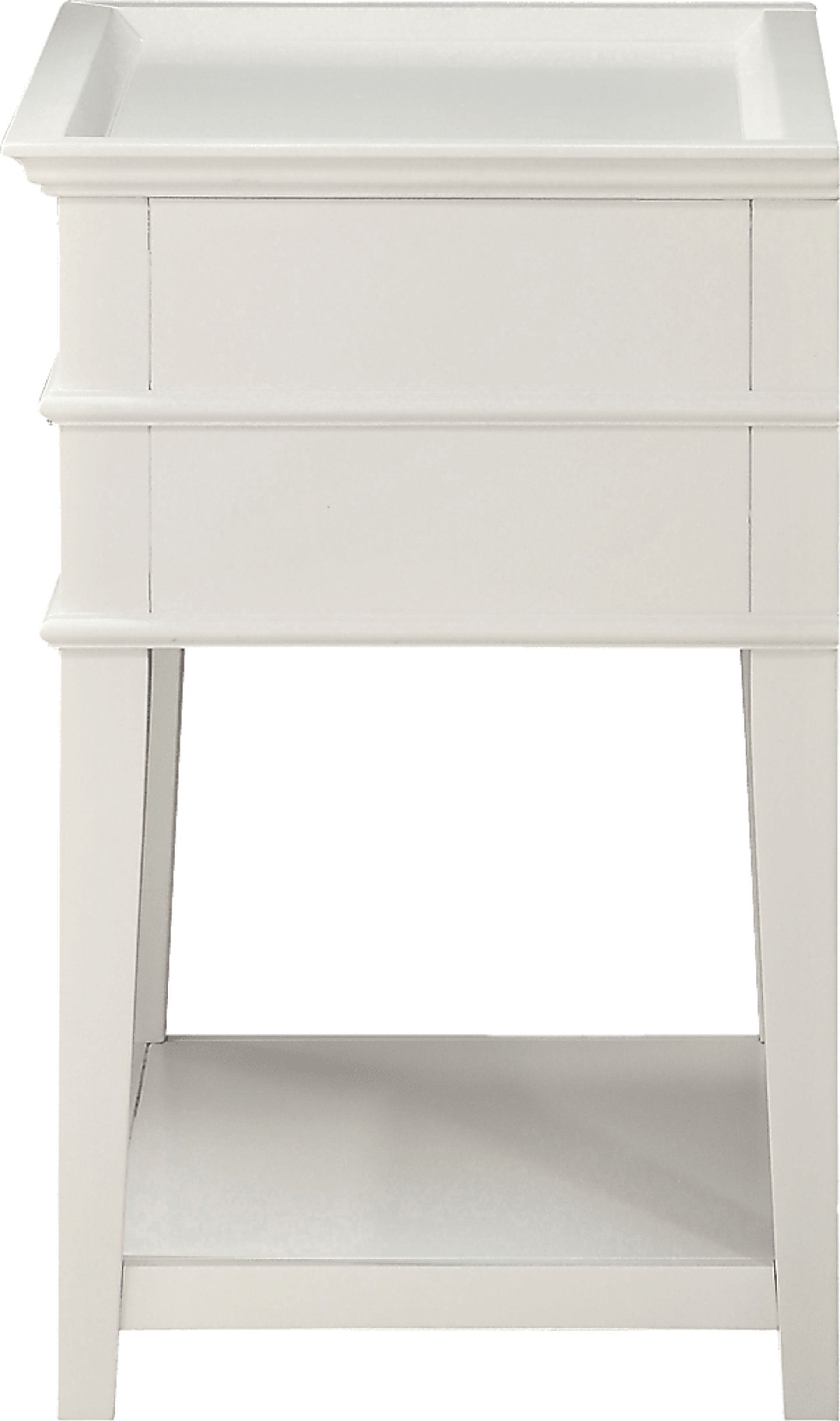 Charloma White End Table - Image 6