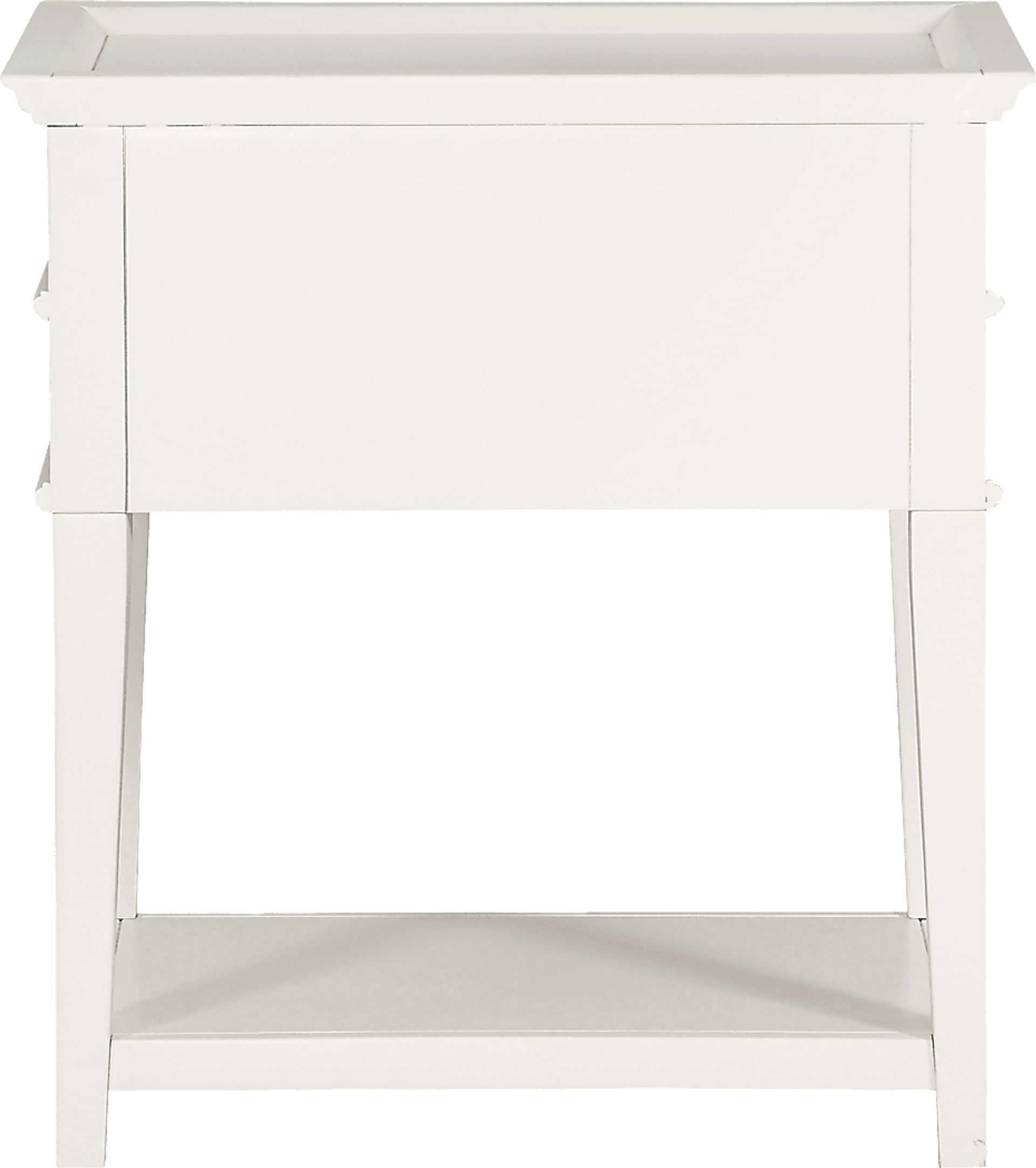 Charloma White End Table - Image 7