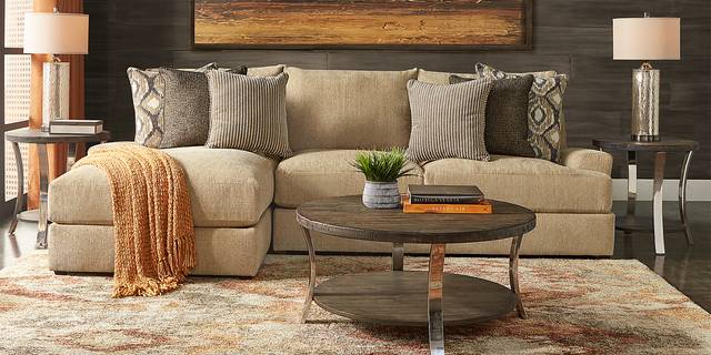 Charlotte Bay Beige 2 Pc Sectional - Thumbnail - Image 2