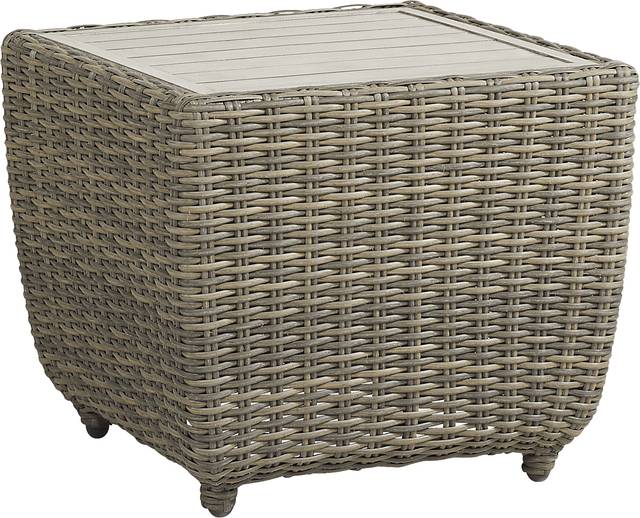 Charlotte Harbor Gray Outdoor End Table - Thumbnail - Image 1