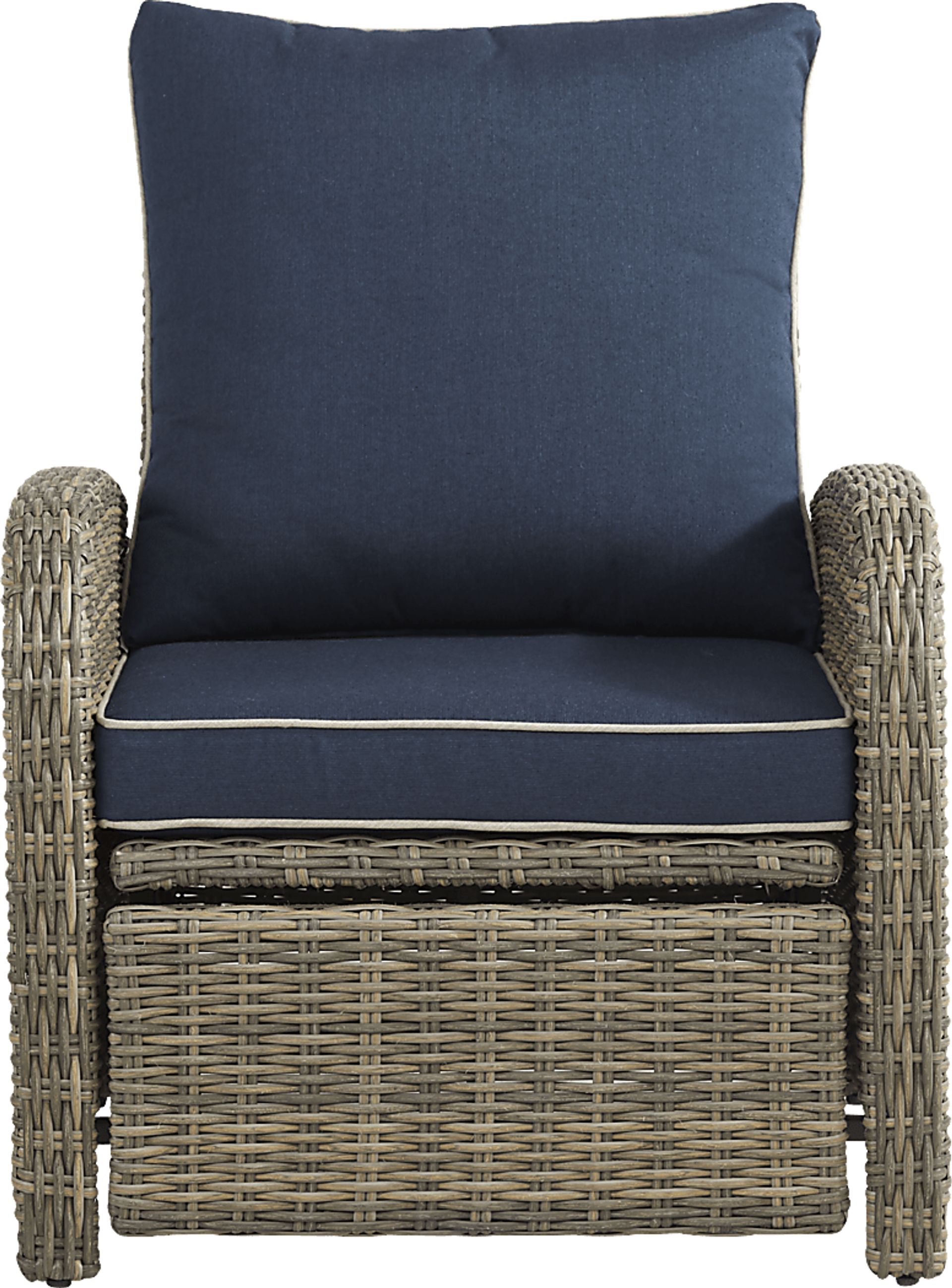 Charlotte Harbor Gray Outdoor Recliner Chair - Image 3