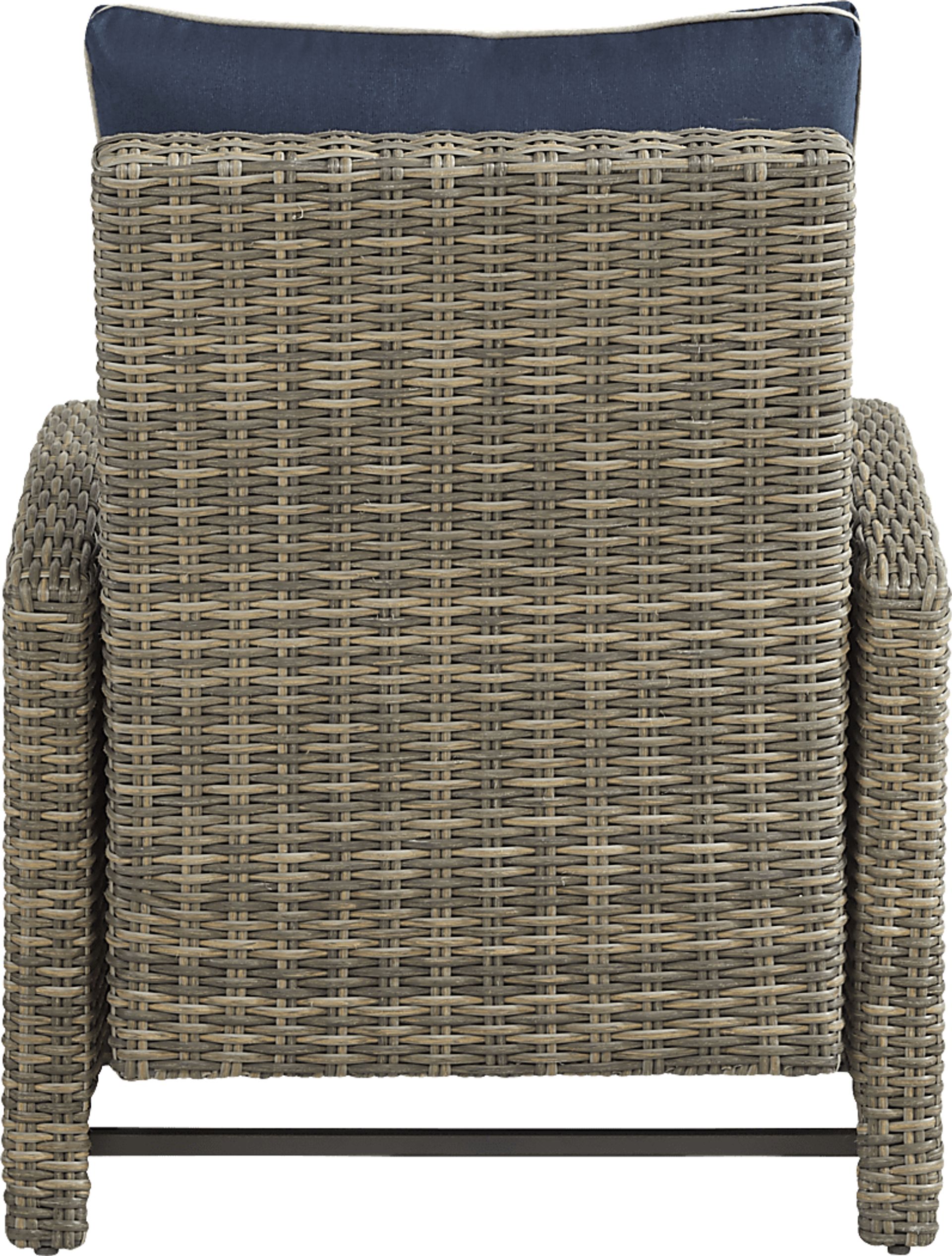 Charlotte Harbor Gray Outdoor Recliner Chair - Image 4