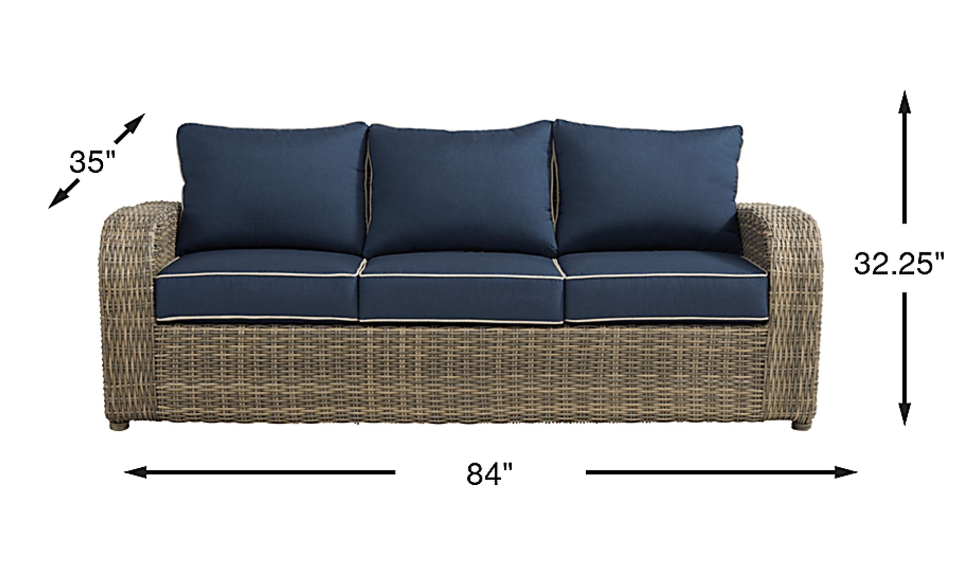 Dimension Image. Please refer to the Dimension Tab on this page for dimension details.