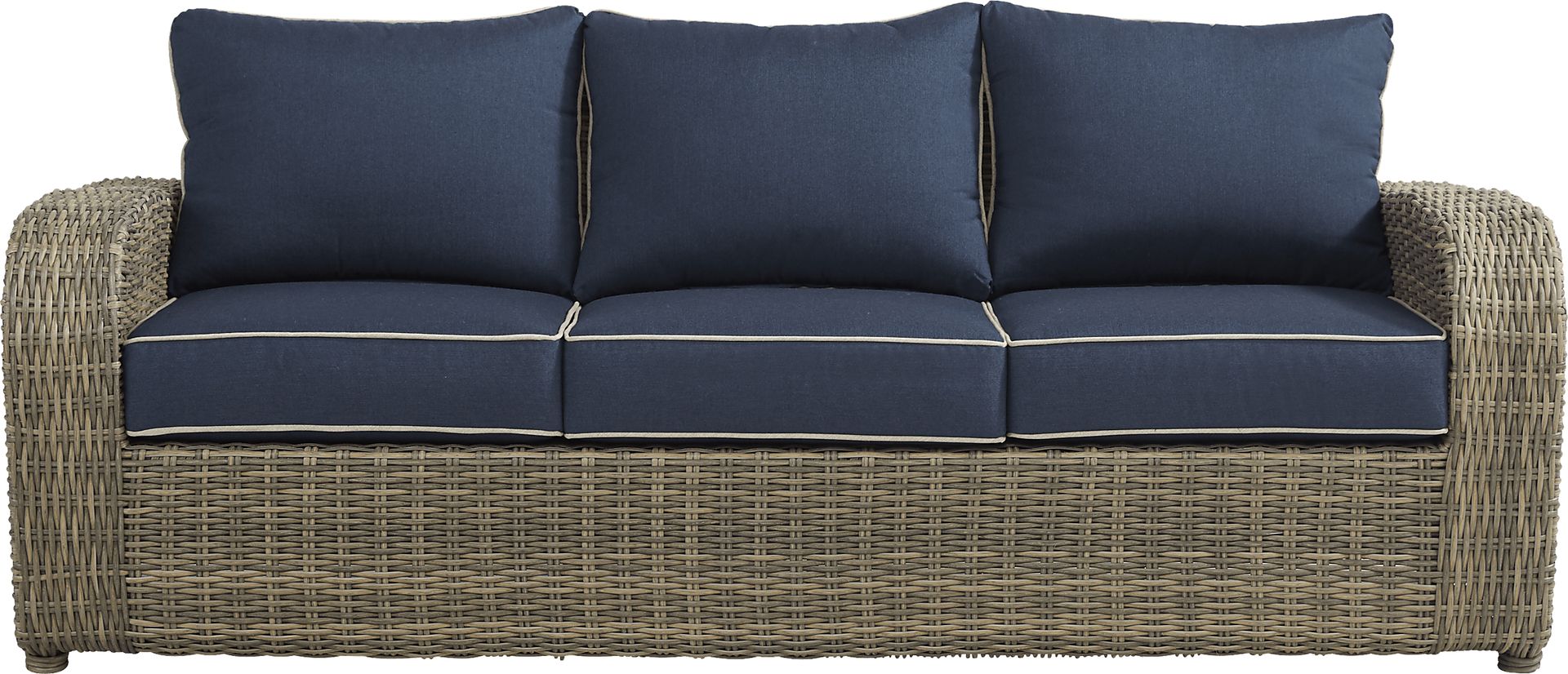 Charlotte Harbor Gray Outdoor Sofa - Image 1