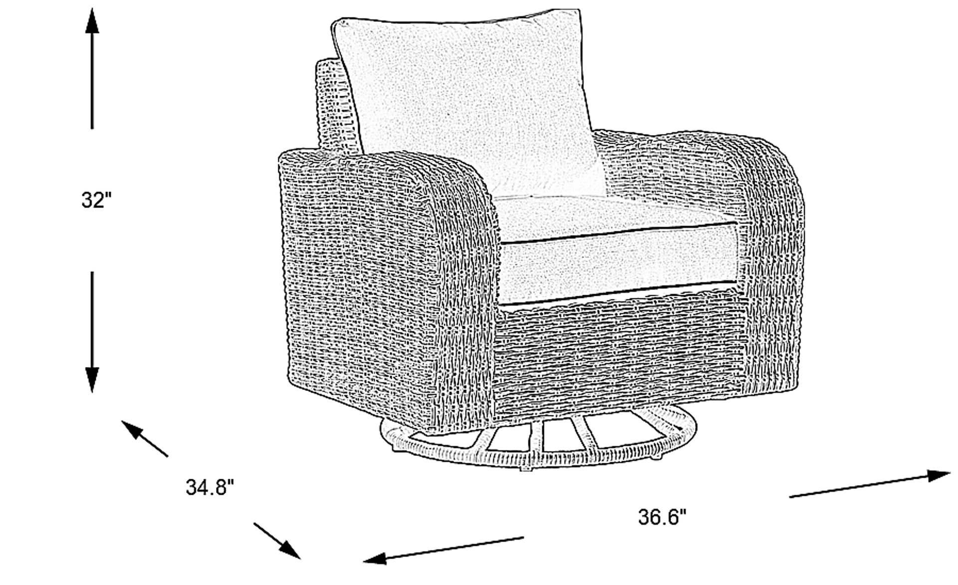 Dimension Image. Please refer to the Dimension Tab on this page for dimension details.