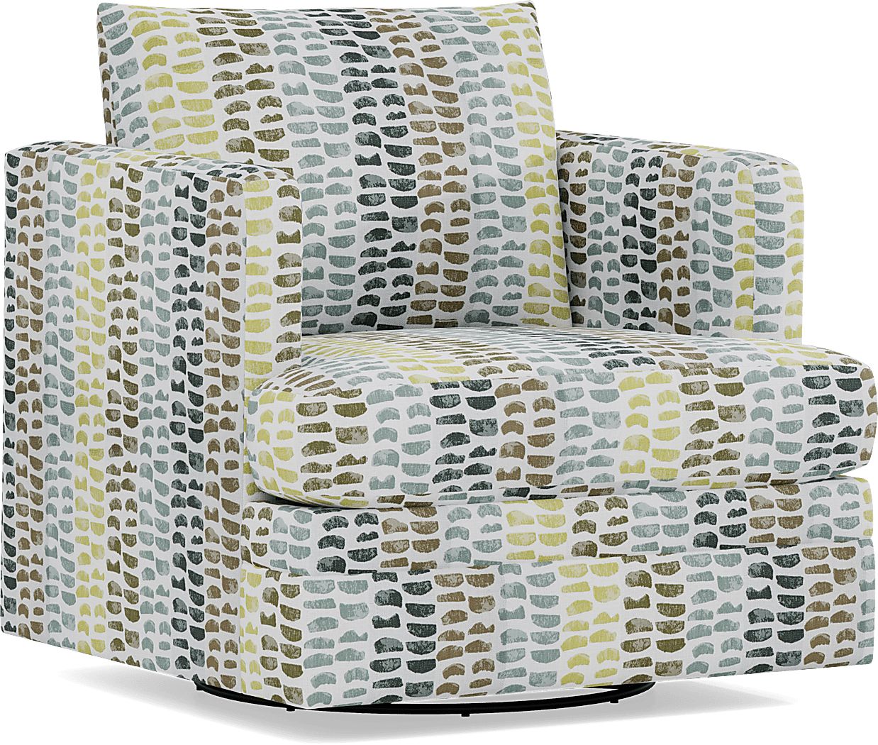 Charlton Park Green Swivel Accent Chair