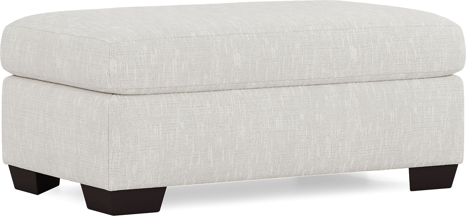 Charlton Park Ivory Ottoman - Image 1
