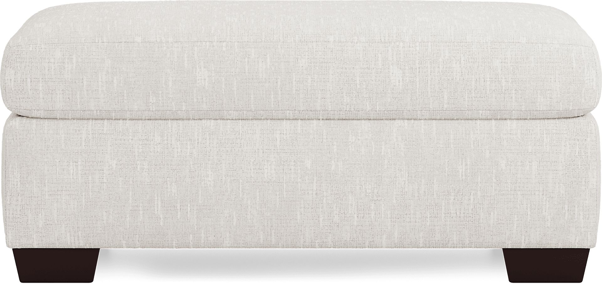Charlton Park Ivory Ottoman - Image 1