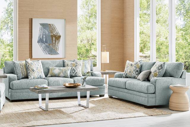 Charlton Park Mist 5 Pc Living Room - Thumbnail - Image 1