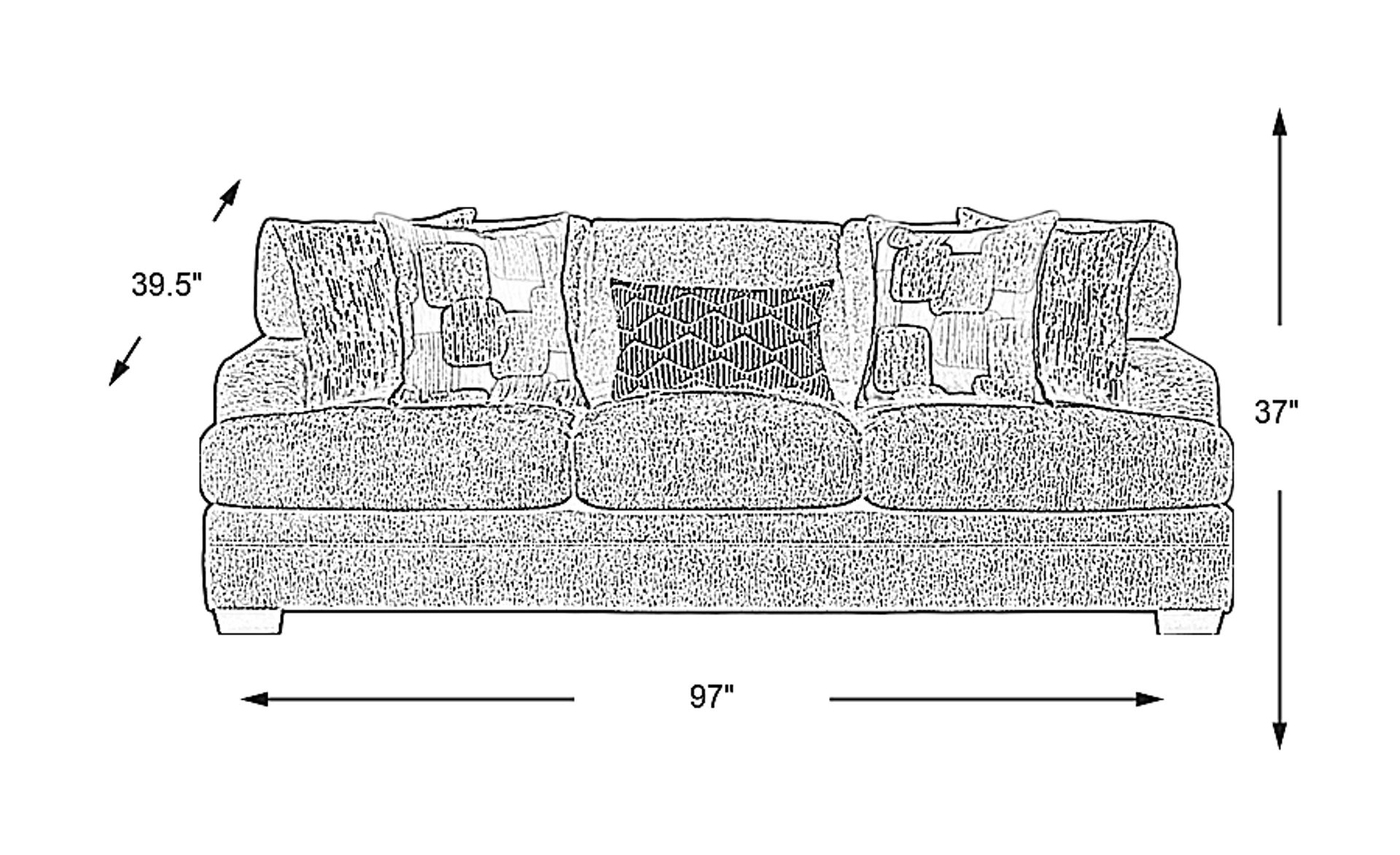 Dimension Image. Please refer to the Dimension Tab on this page for dimension details.