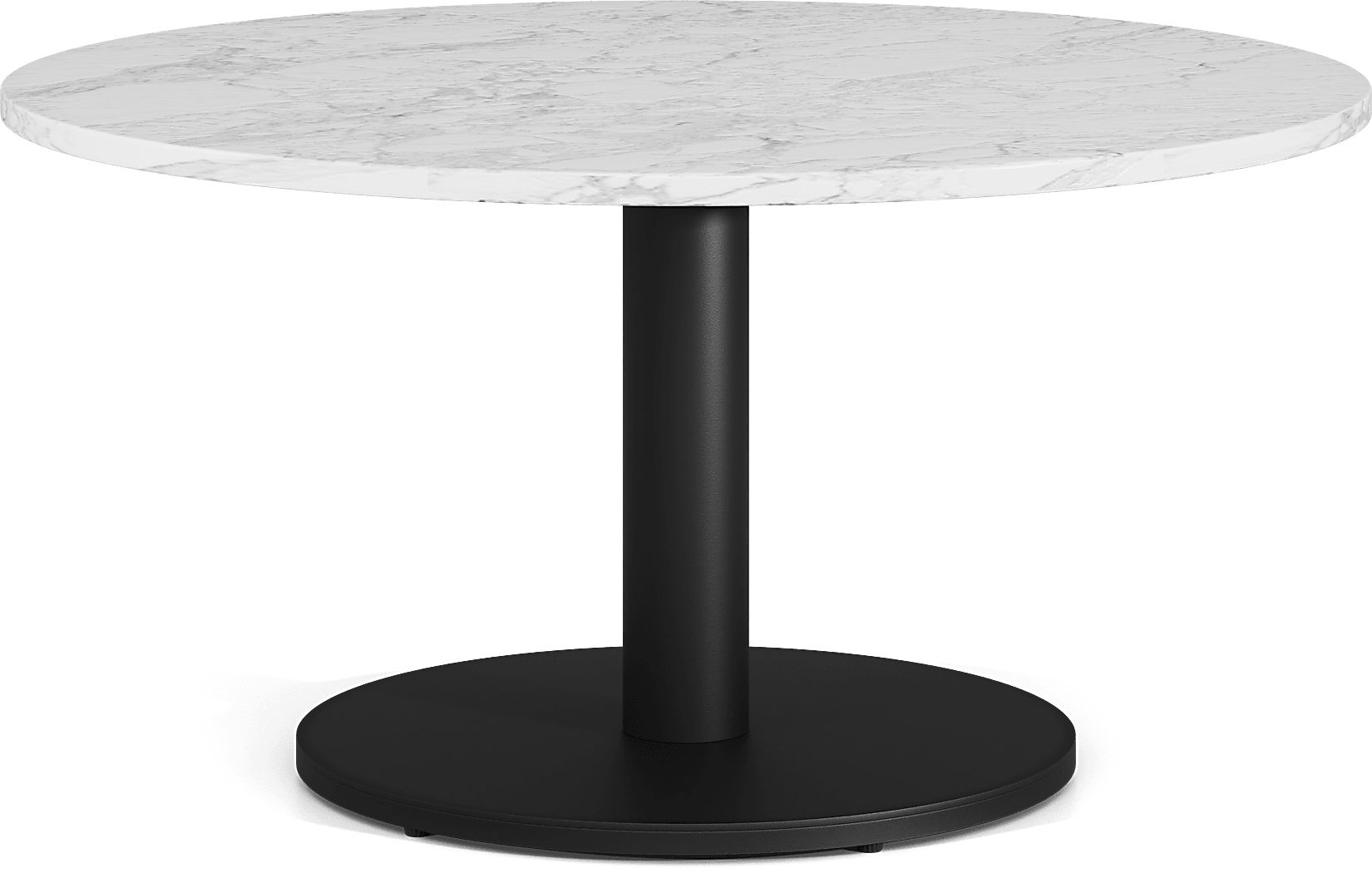 Charmaine Black Round Cocktail Table