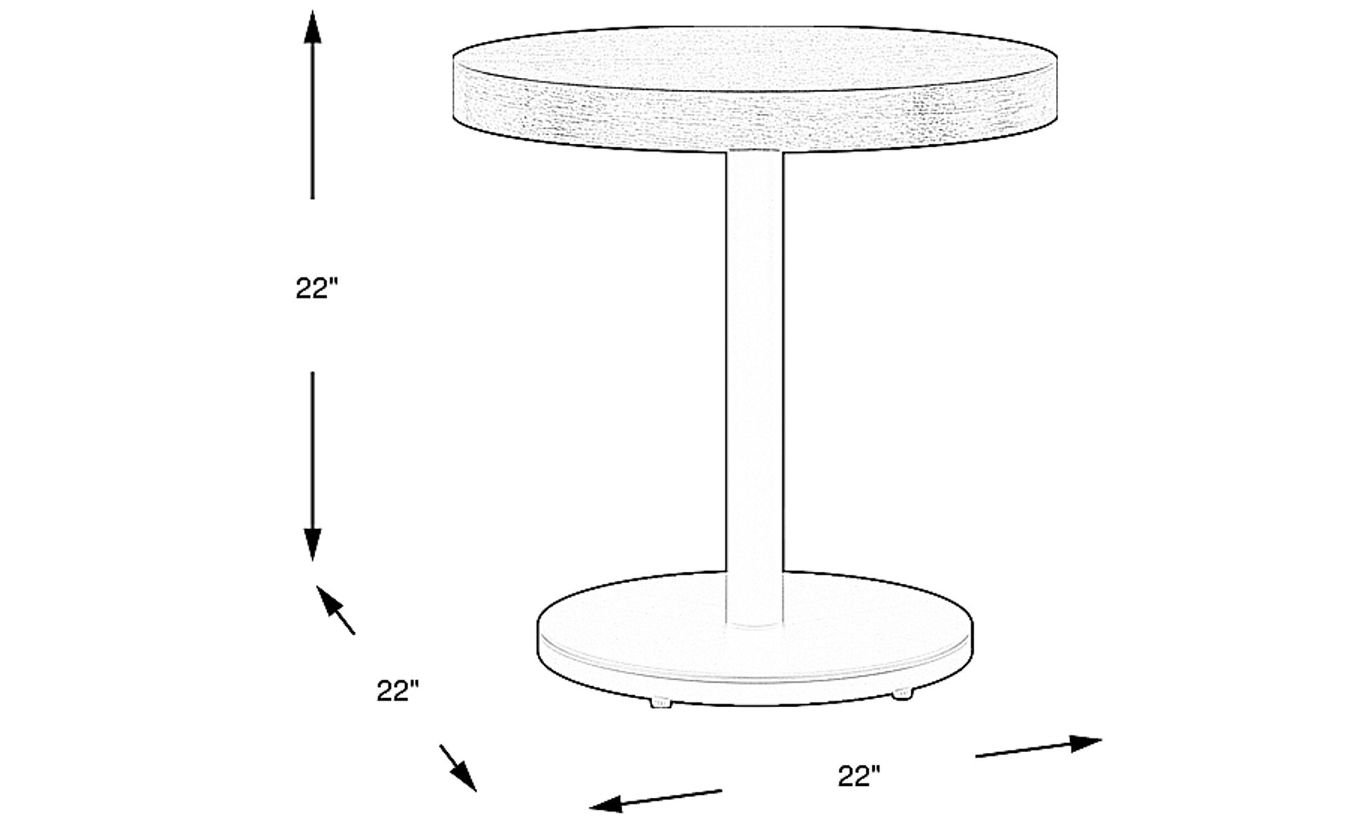 Dimension Image. Please refer to the Dimension Tab on this page for dimension details.