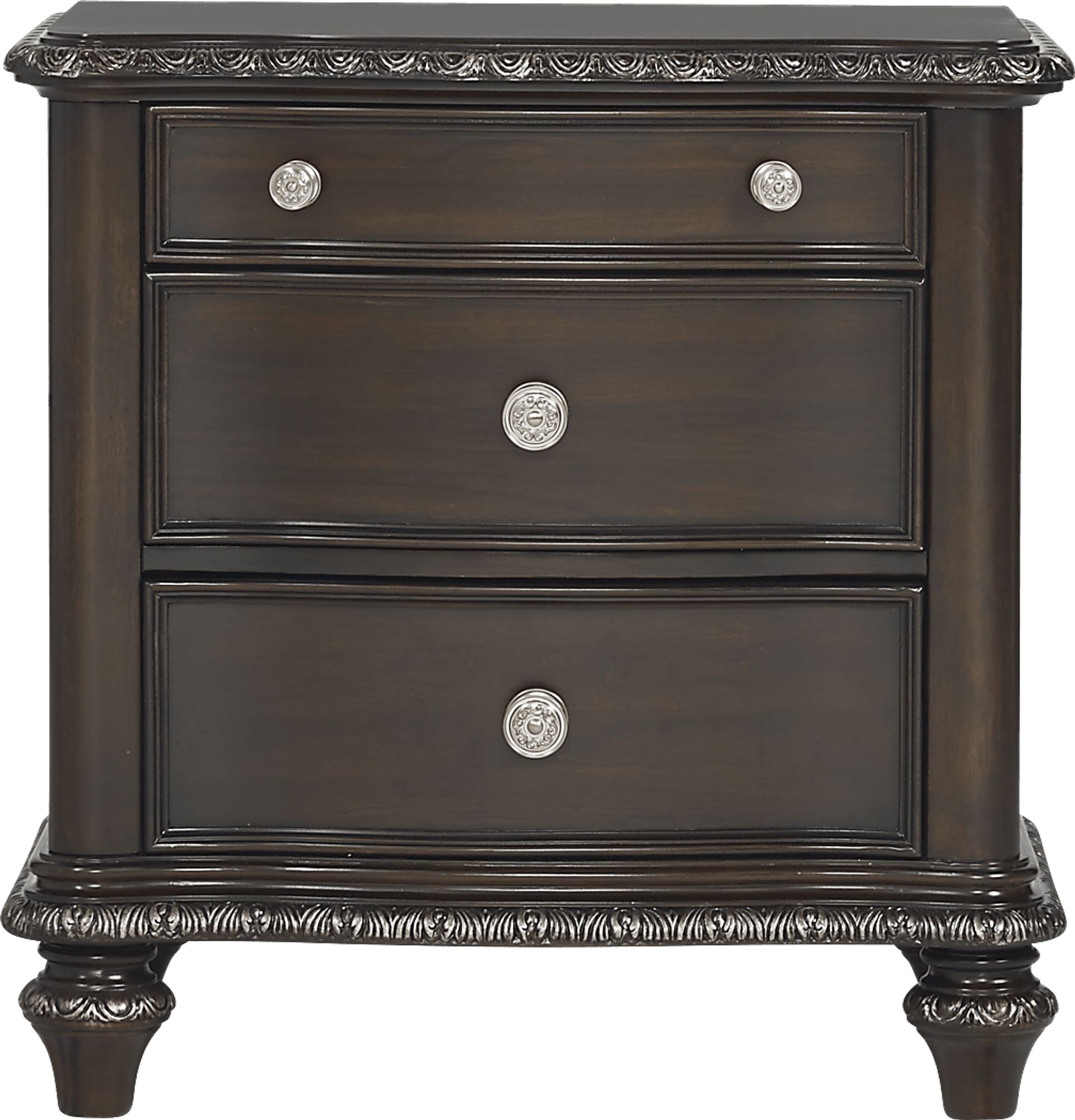 Charmaine Cherry Nightstand - Image 1